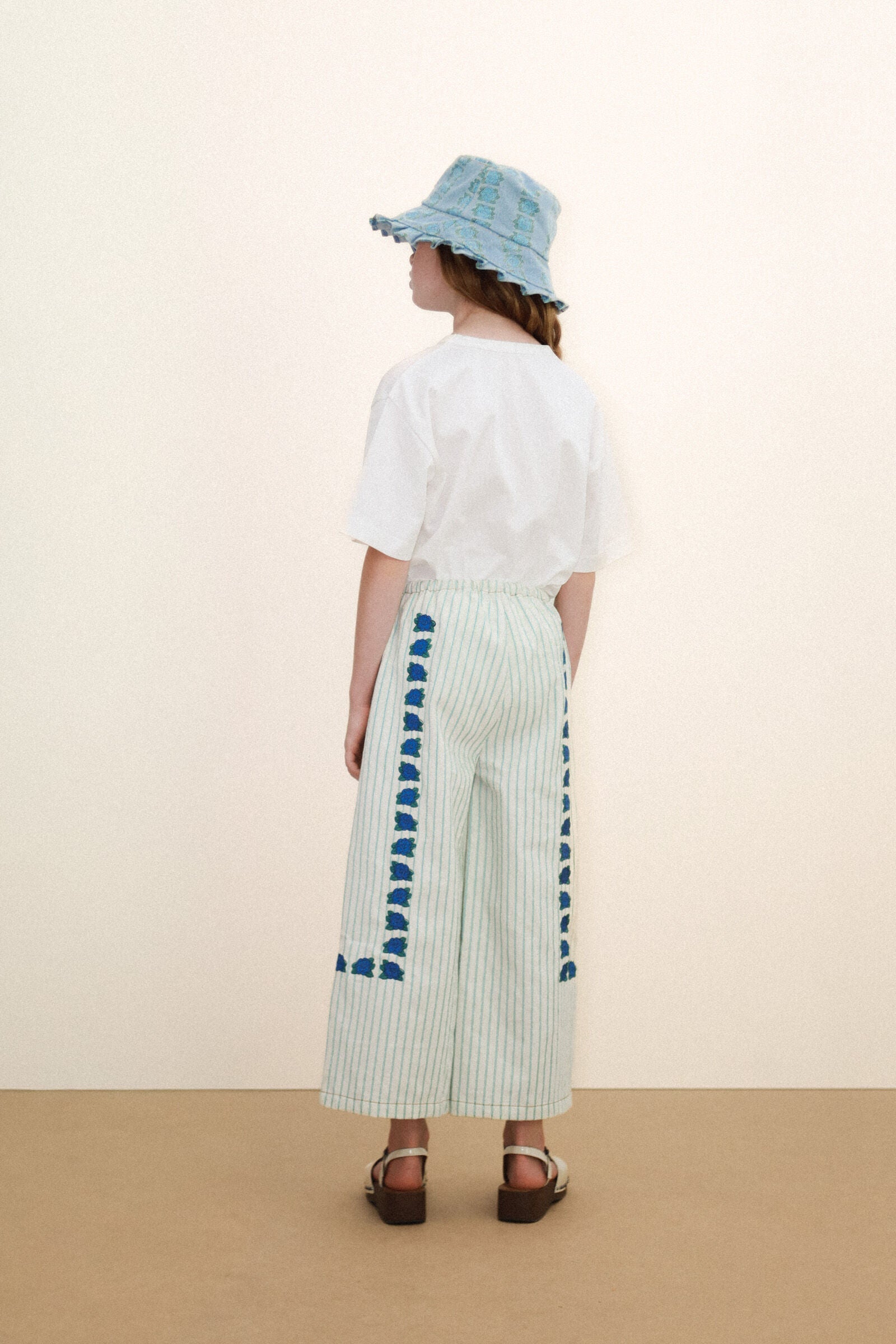 MINI BLUE FLOWERS PANT