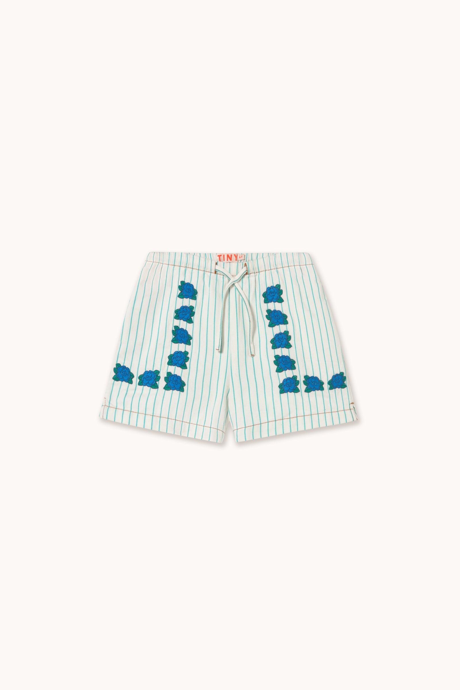 MINI BLUE FLOWERS SHORTS
