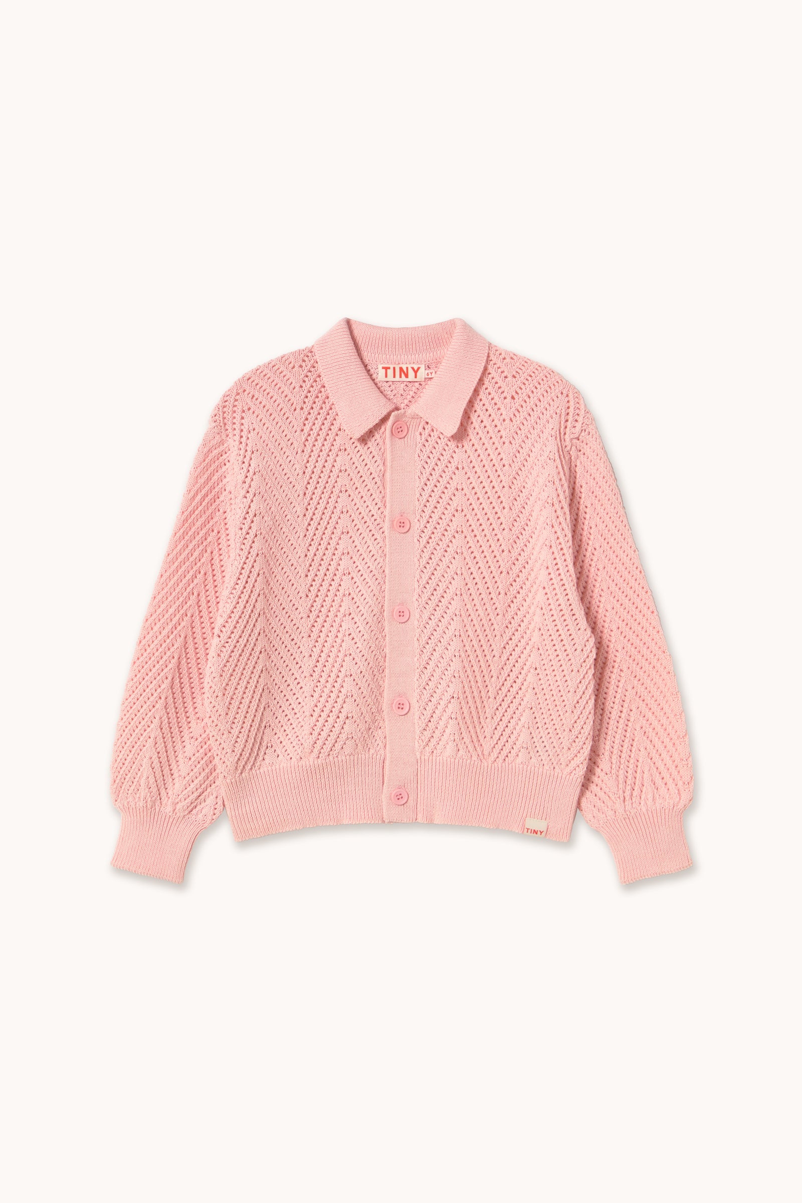 KNITTED LACE CARDIGAN