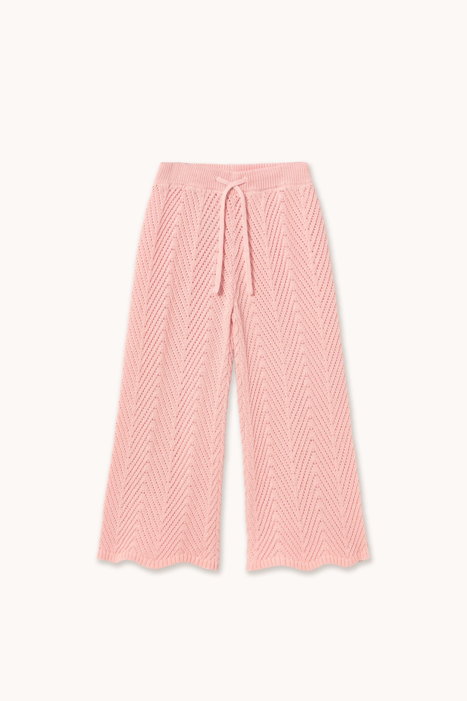 KNITTED LACE PANTS