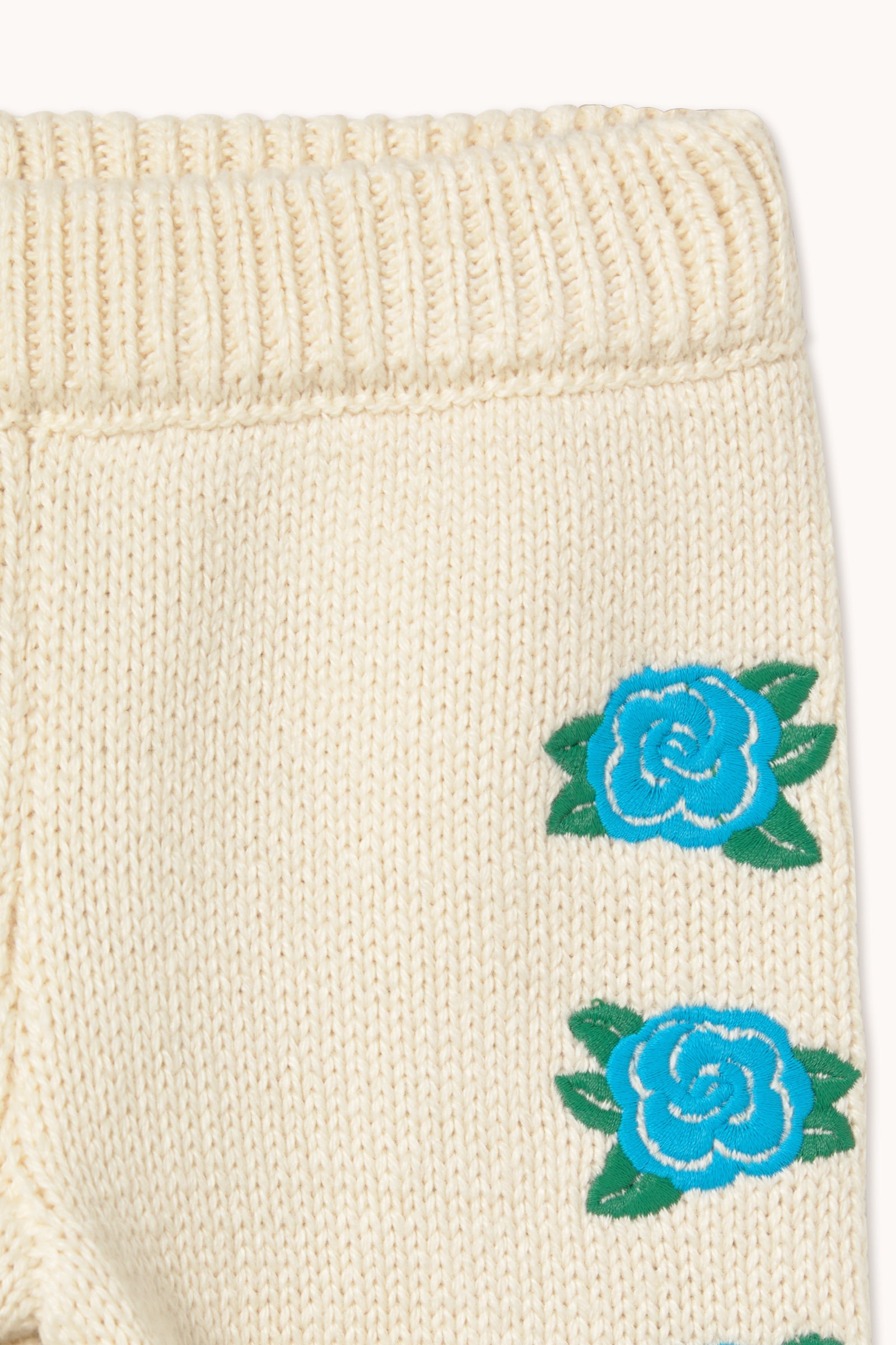 FLOWERS KNITTED BABY PANT