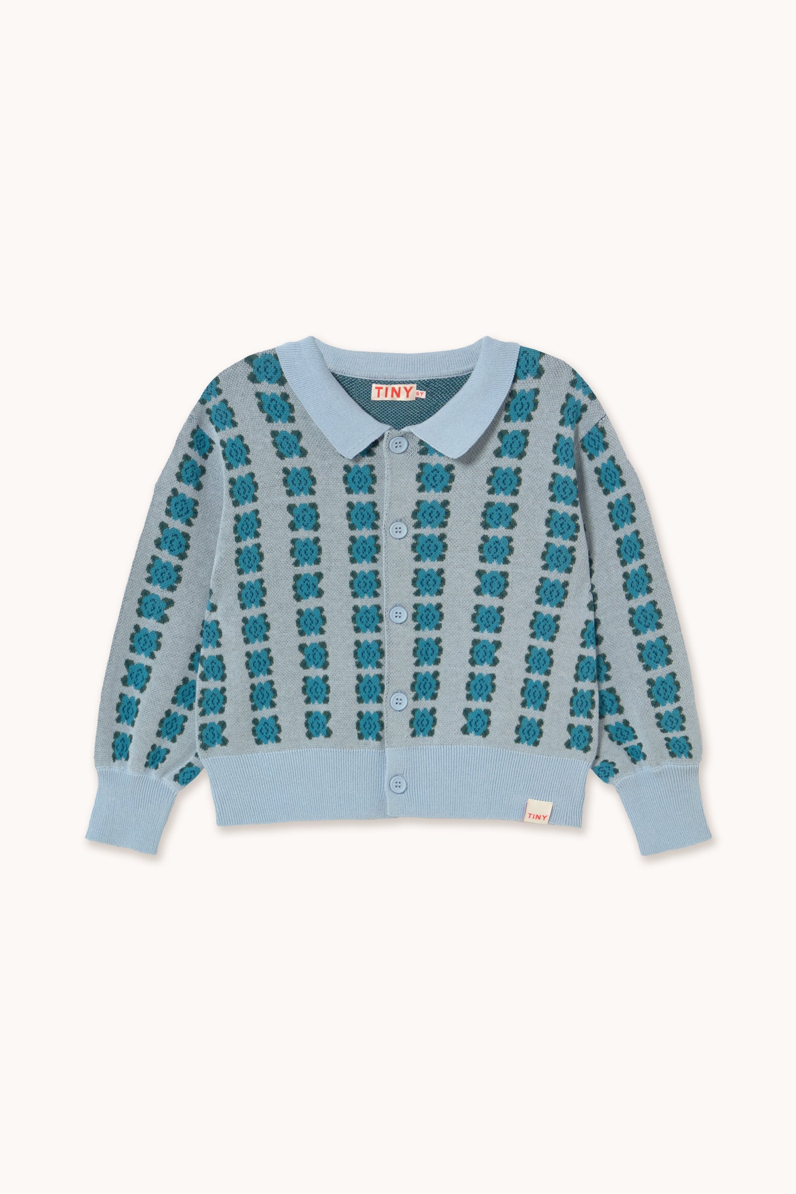 BLUE FLOWERS CARDIGAN