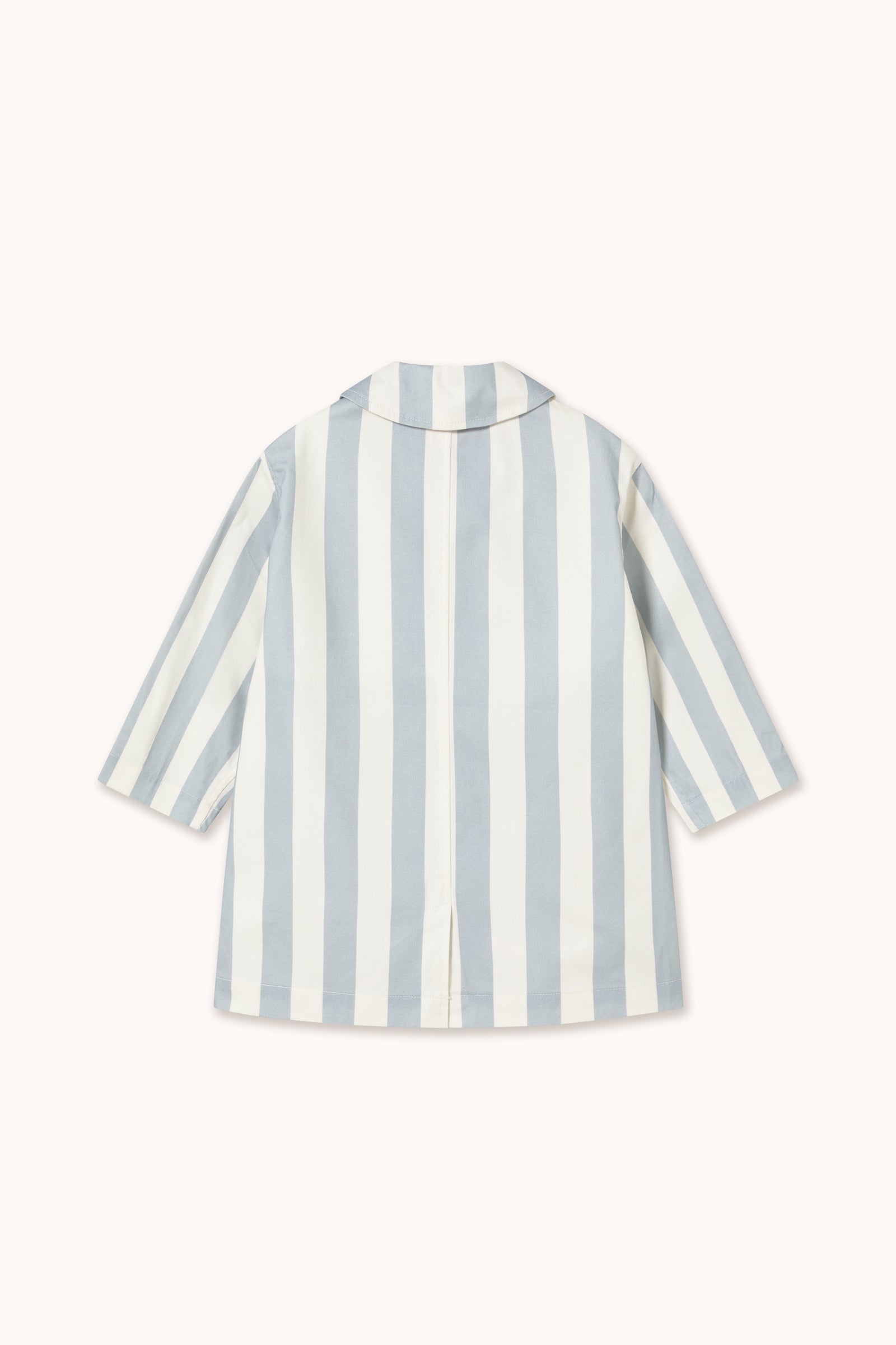 BLUE STRIPES TRENCH COAT