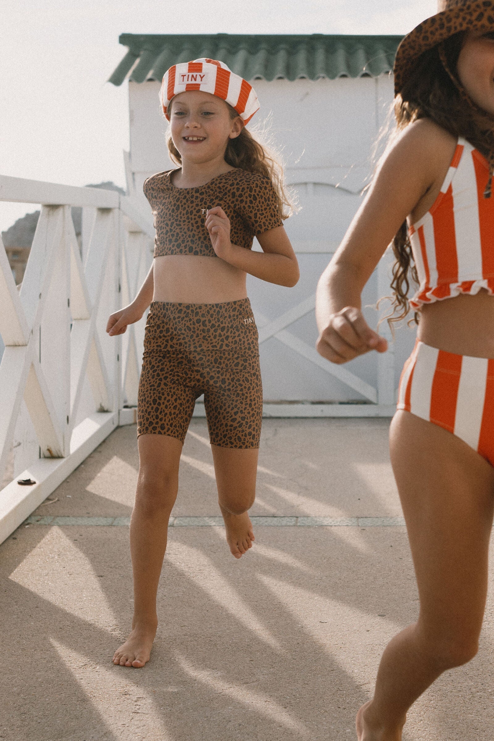 MINI ANIMAL PRINT BIKER LEGGINGS