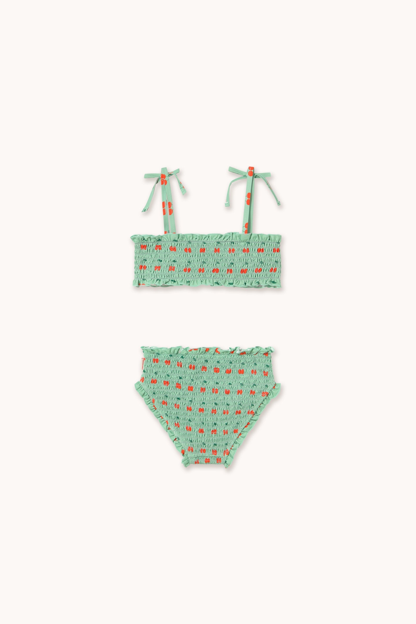 CHERRIES SMOCK SWIM SET
