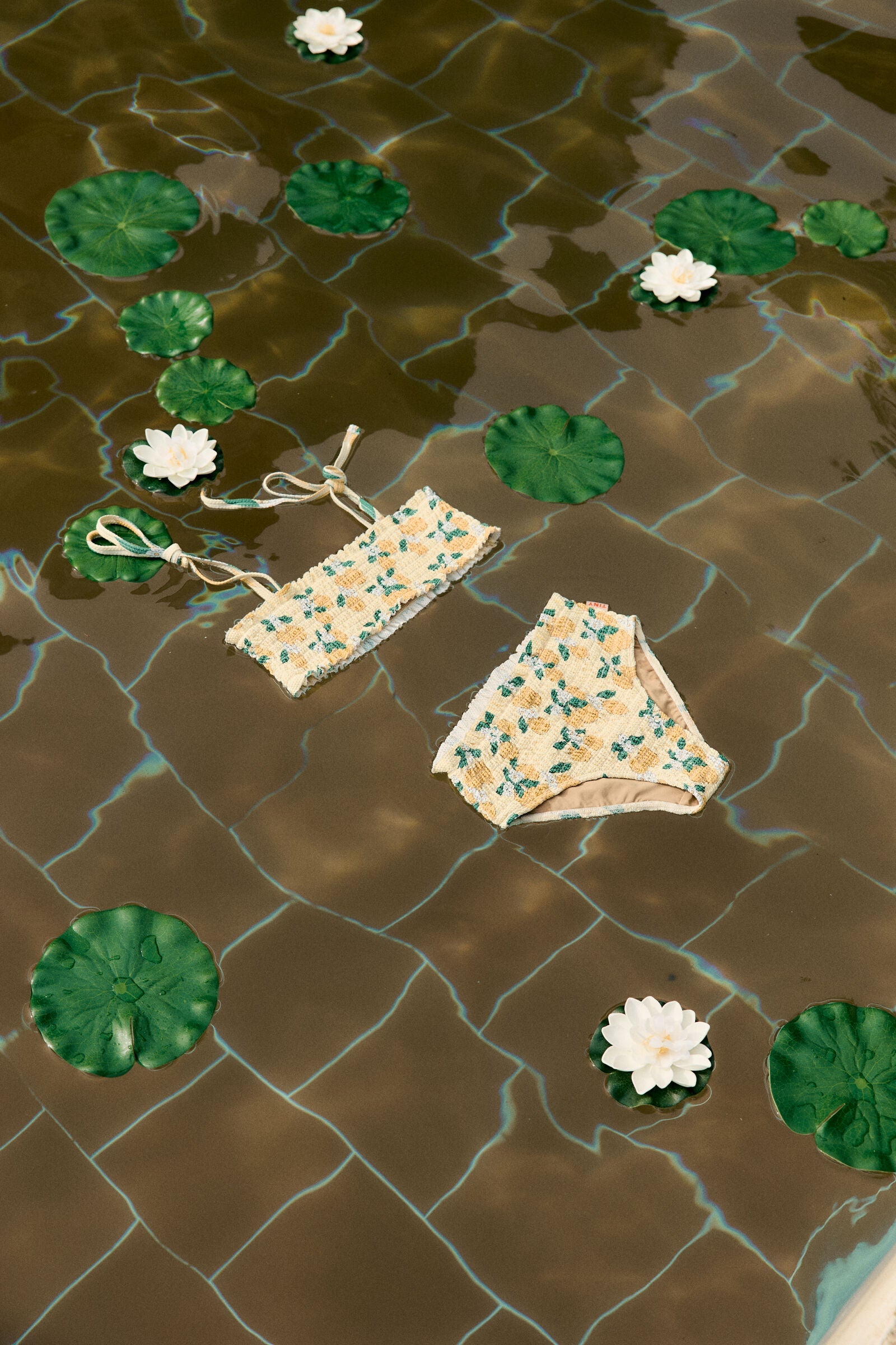 ORANGES SMOCK SWIM SET