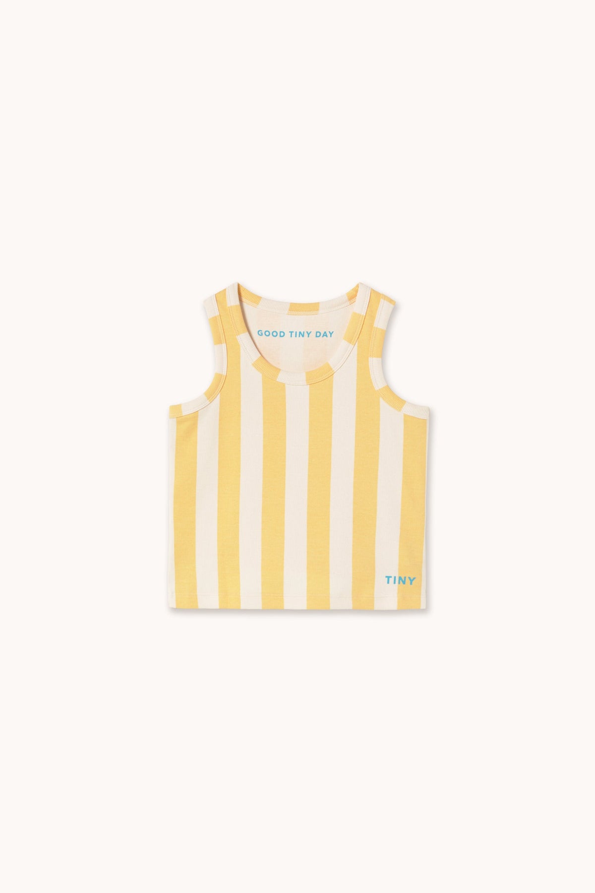黄色 STRIPES タンクトップ