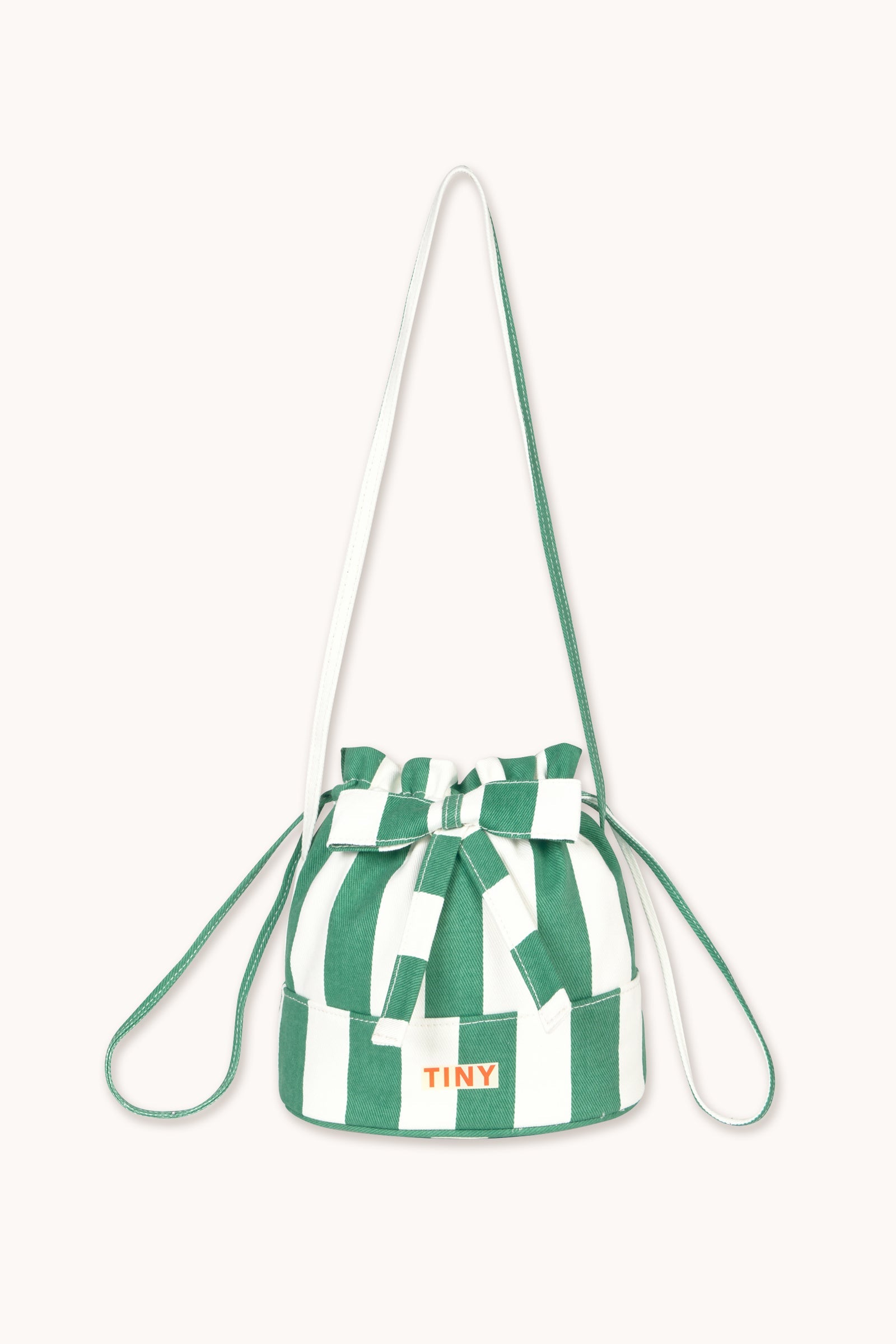 EMERALD STRIPES BUCKET BAG