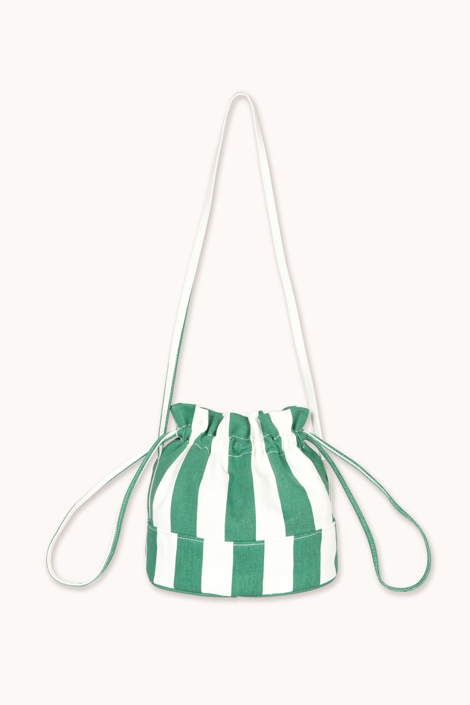 EMERALD STRIPES BUCKET BAG