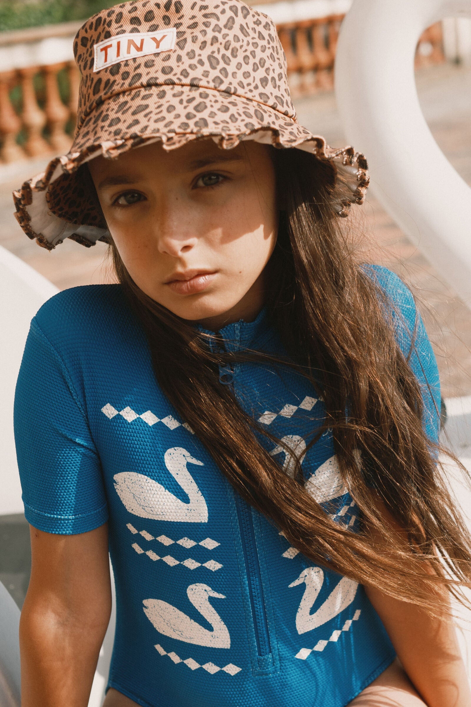 MINI ANIMAL PRINT BUCKET HAT