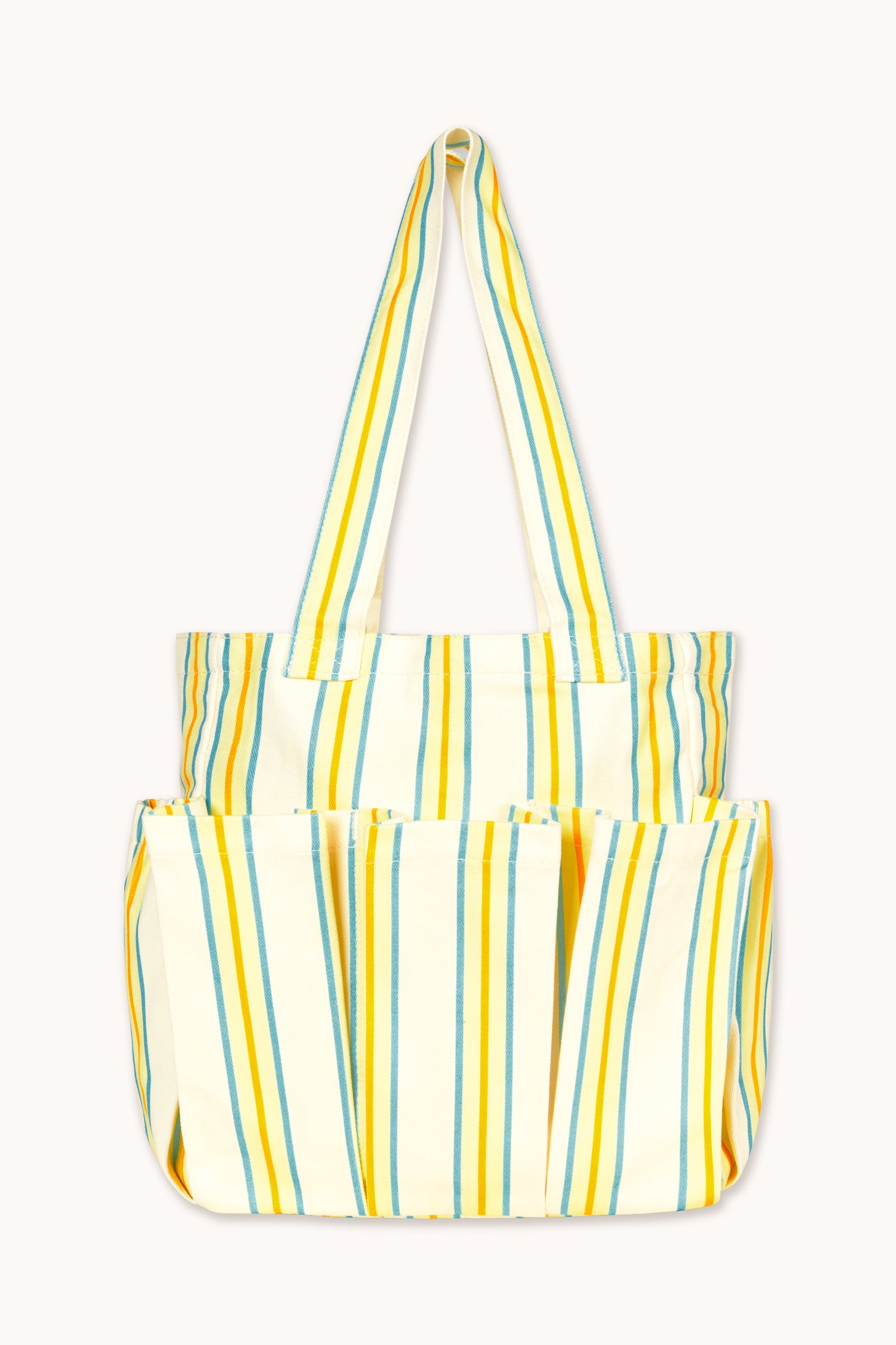 MULTICOLOR STRIPES HANDLE BAG
