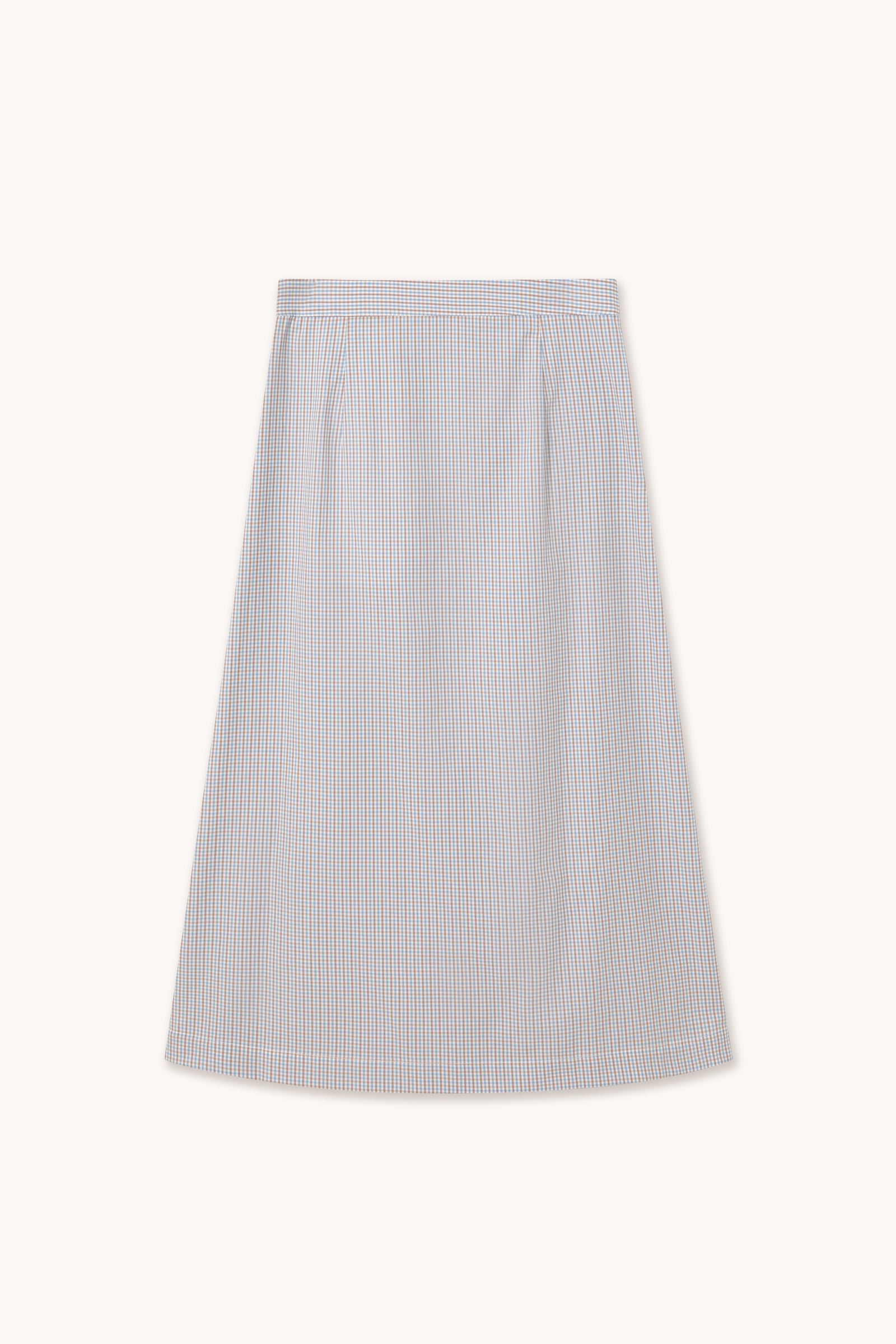 SMALL CHECK WRAP SKIRT