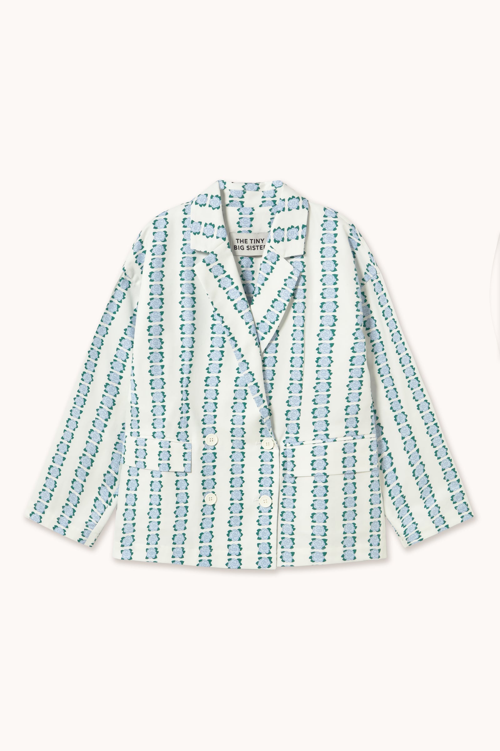 FLOWERS TWILL BLAZER
