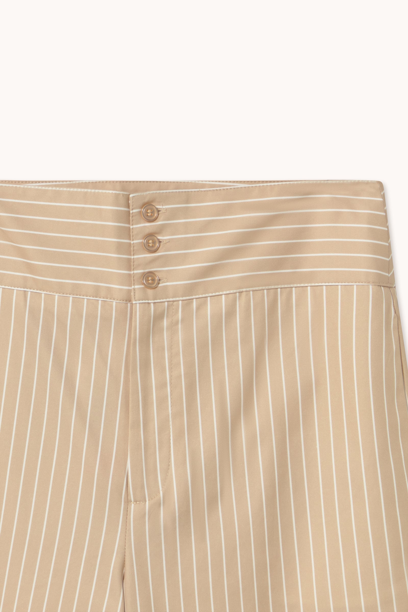 THIN STRIPES TWILL TROUSERS