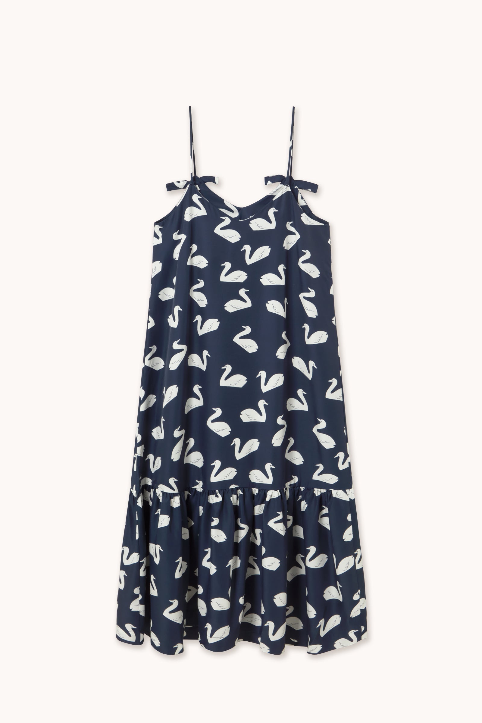 SWANS RUFFLE DRESS