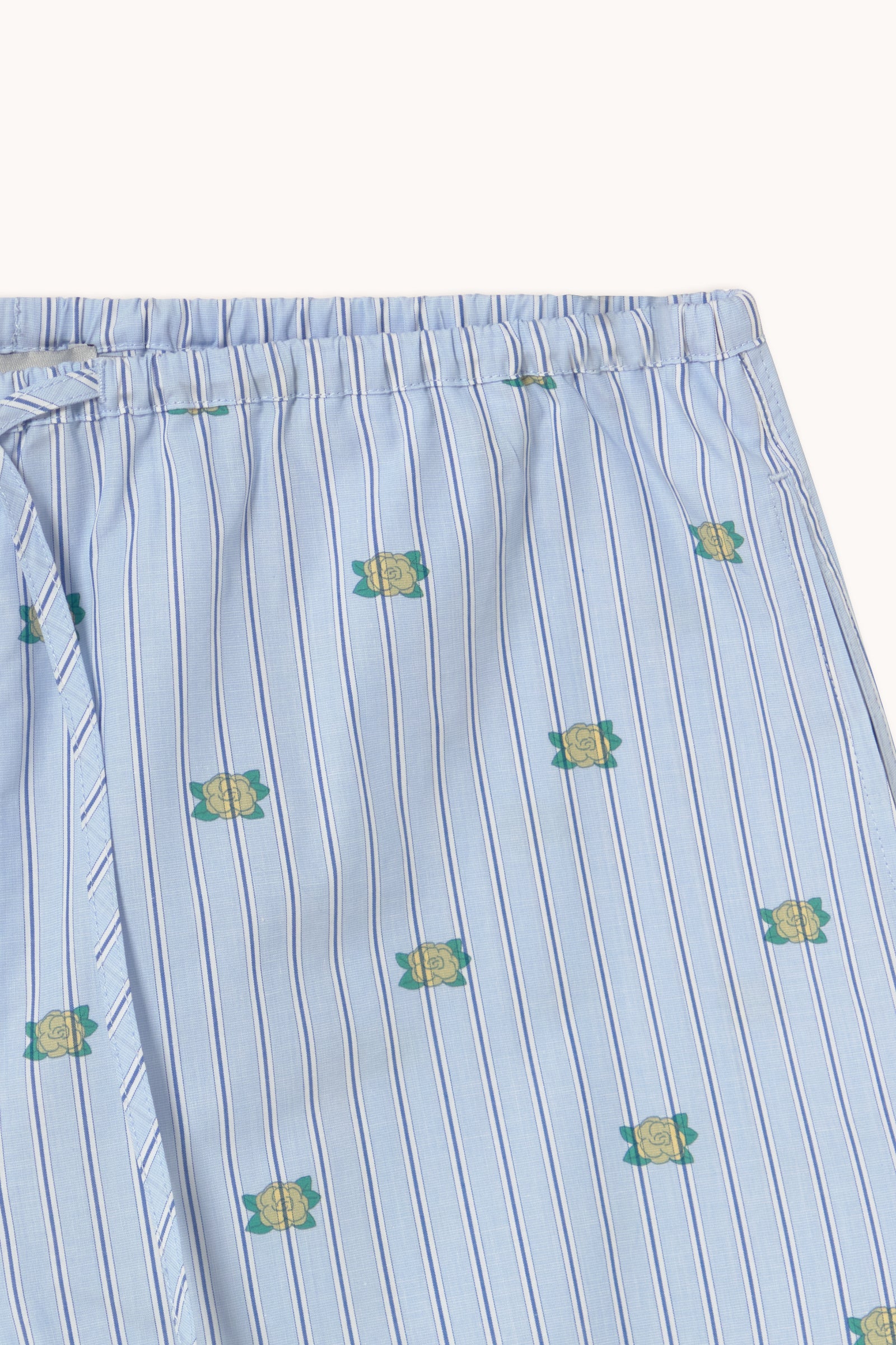 MINI FLOWERS STRIPED SHORTS