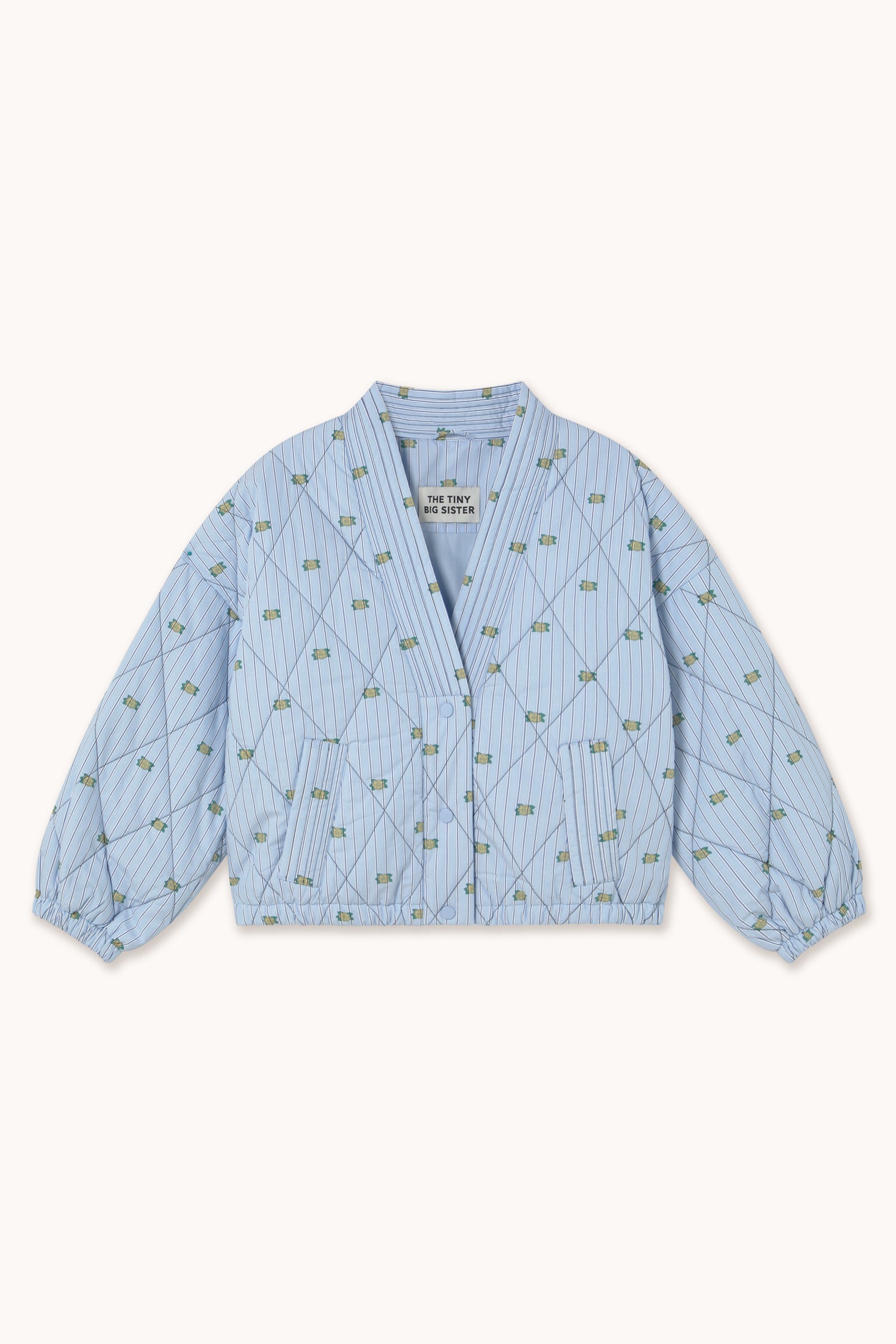 MINI FLOWERS STRIPED JACKET