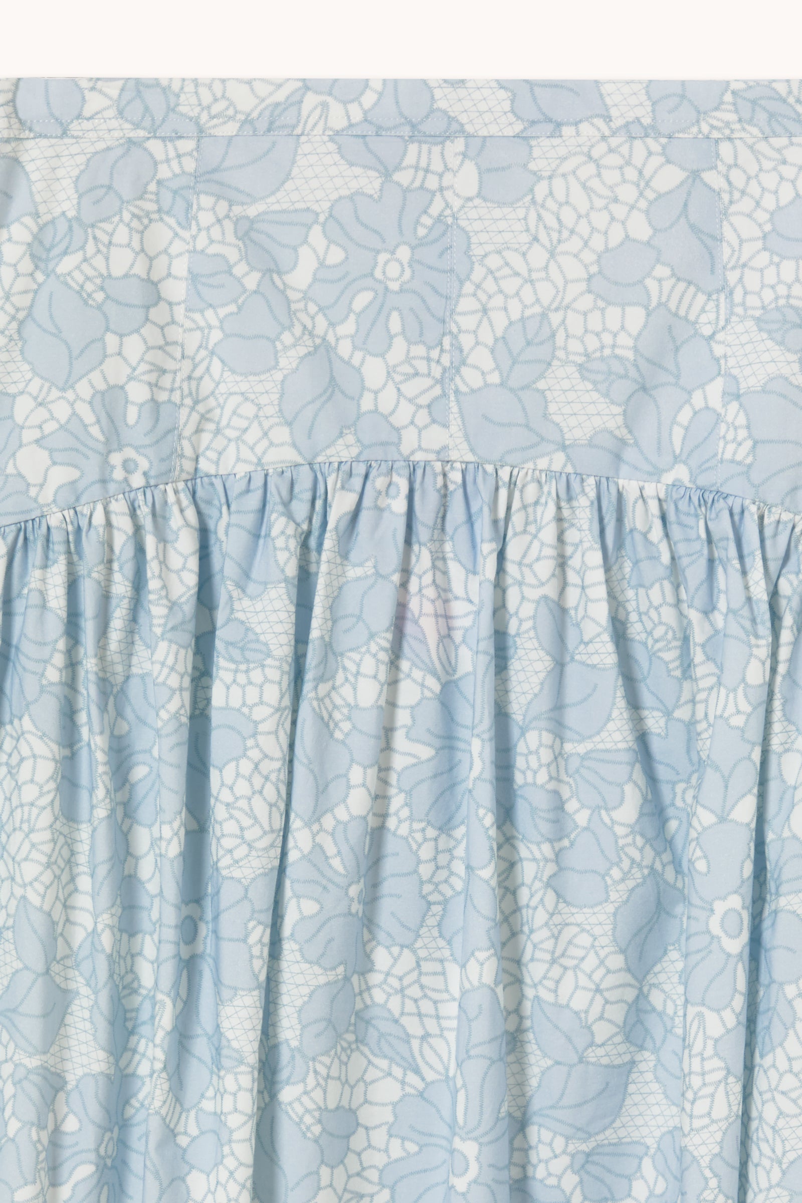 FLOWERS CUTLINES SKIRT