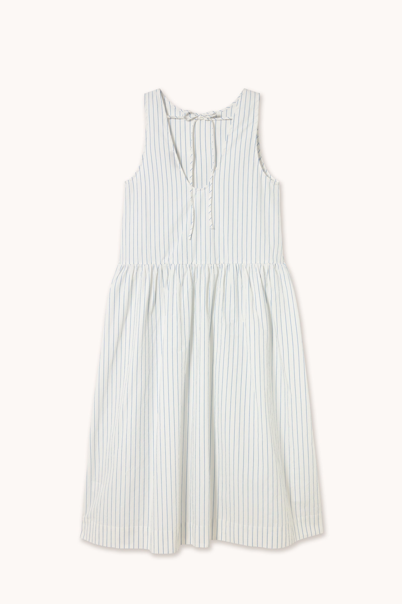 LOW BACK STRIPED DRESS
