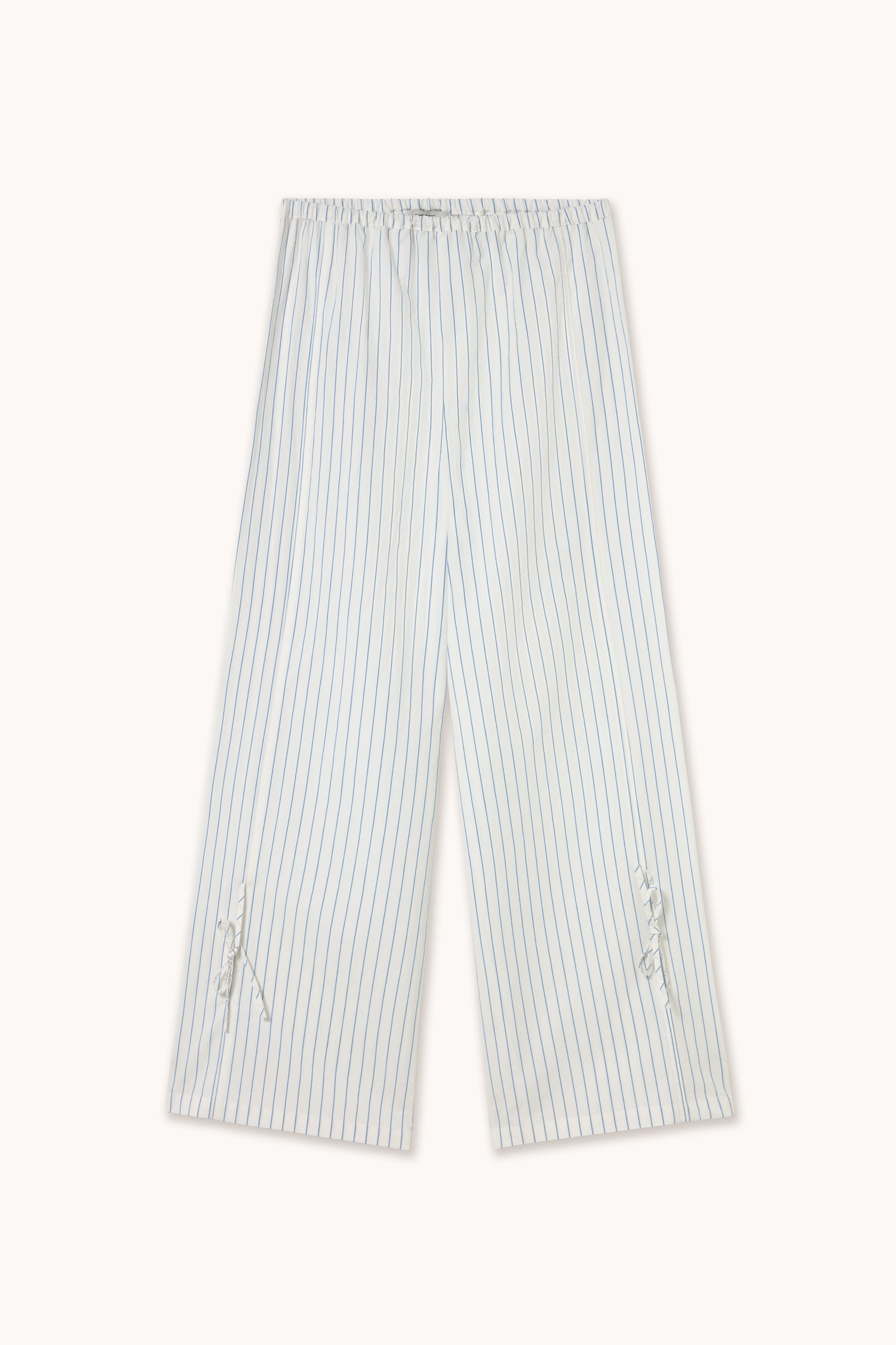 STRIPED ELASTICATED PANTS