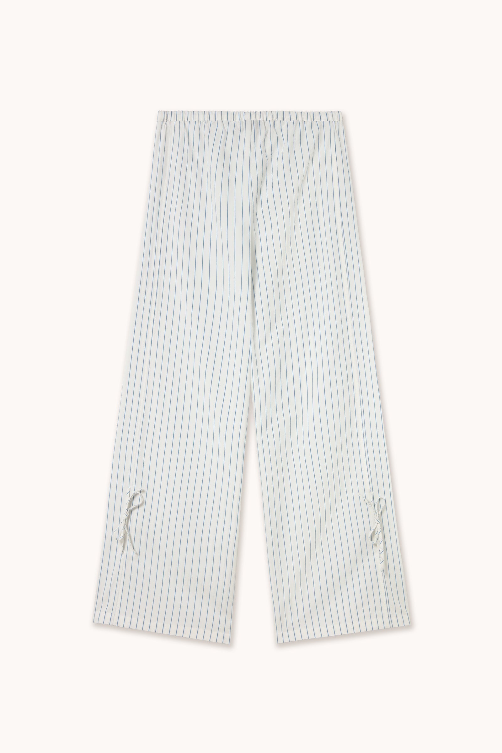 STRIPED ELASTICATED PANTS