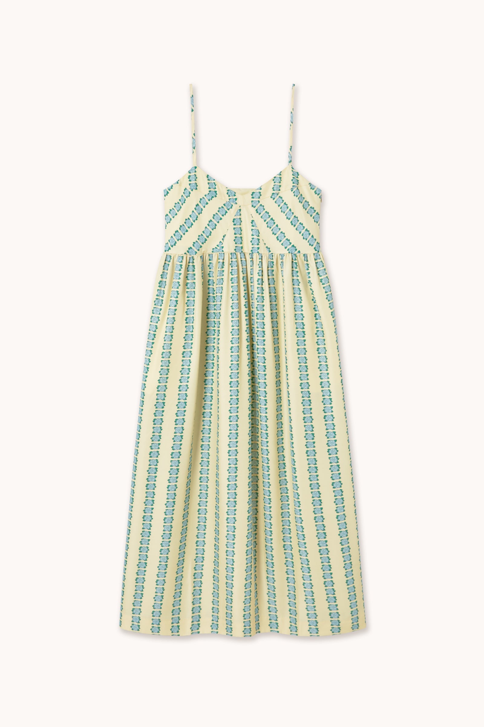 FLOWERS STRAPS DRESS