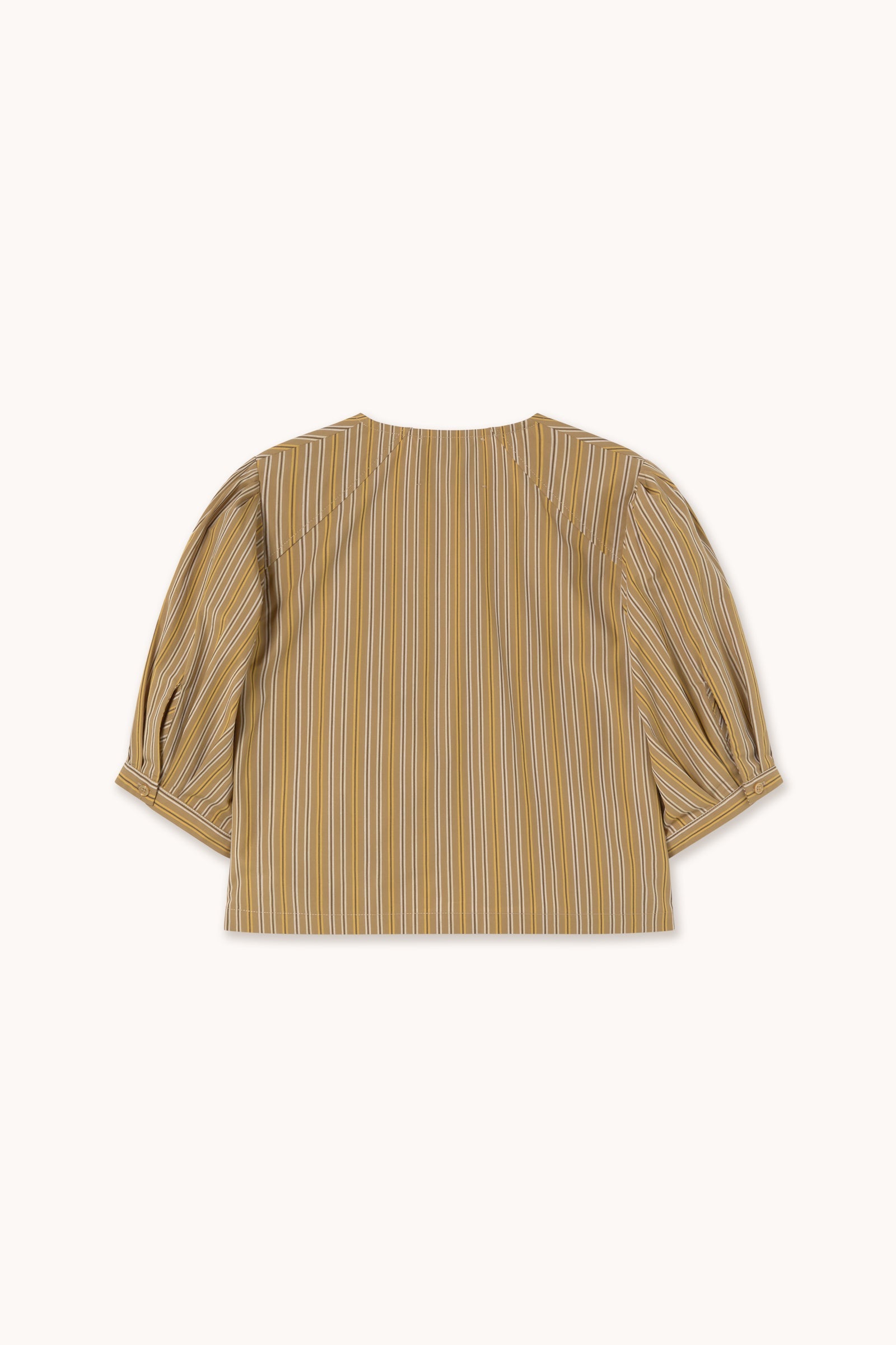 STRIPED BOW BLOUSE