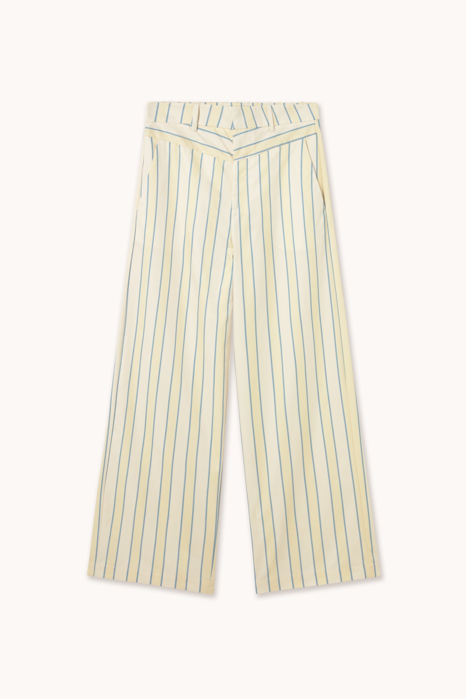 RETRO STRIPES YOKED TROUSERS