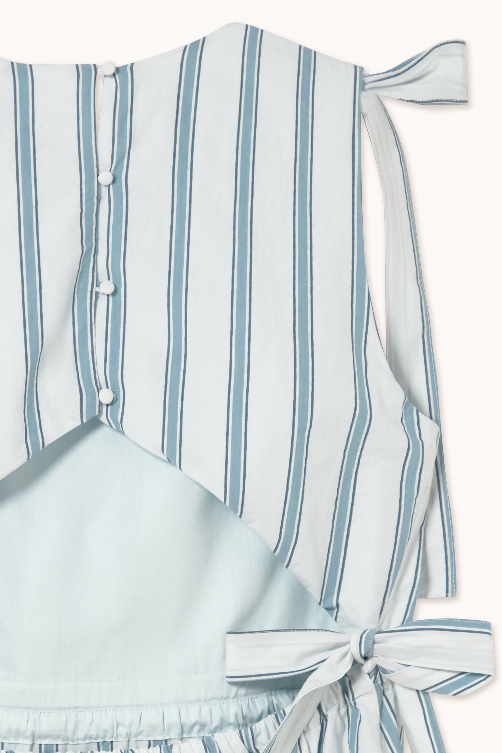 RETRO STRIPES OPEN BACK DRESS