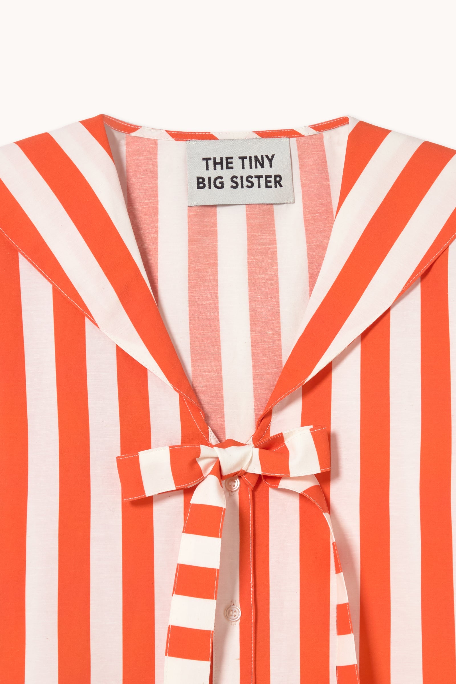STRIPED SAILOR NECK BLOUSE