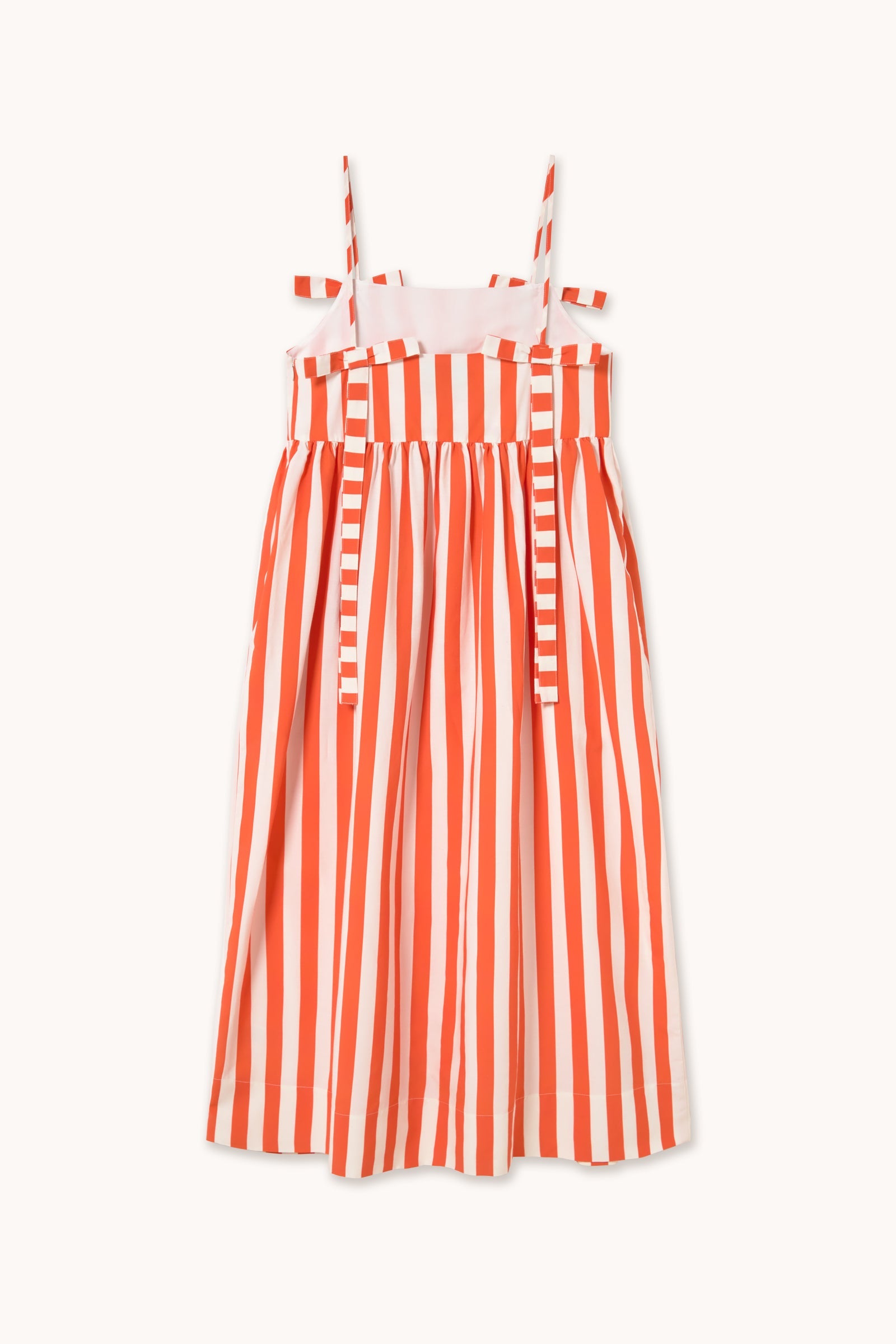 STRIPED BOWS DRESS