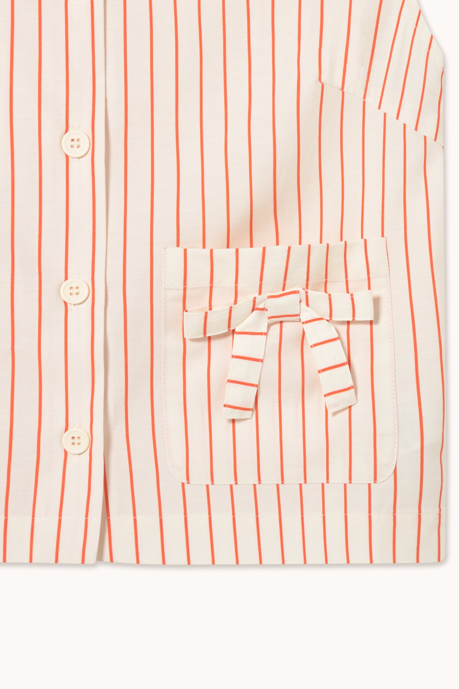 THIN STRIPES BOW VEST