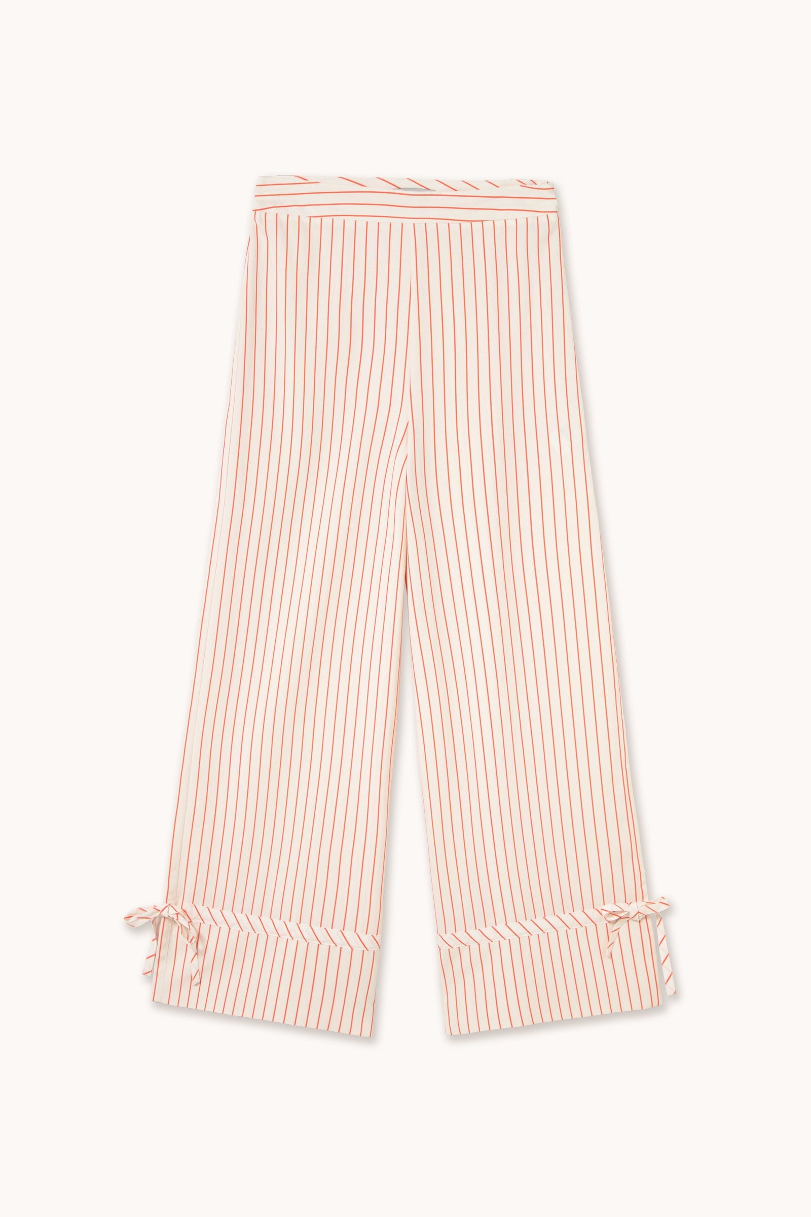 THIN STRIPES BOW PANTS