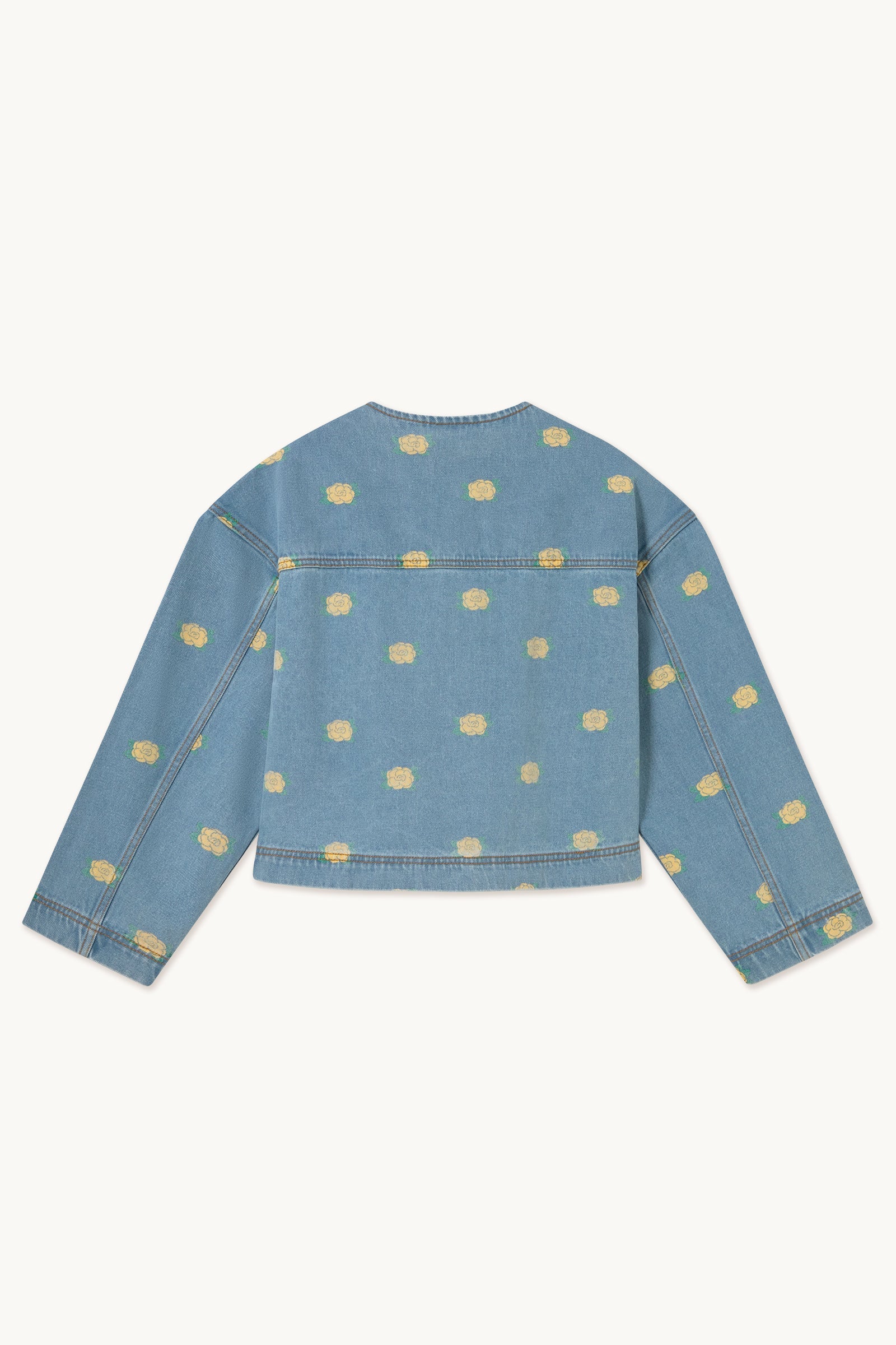 FLOWERS CROPPED JACKET