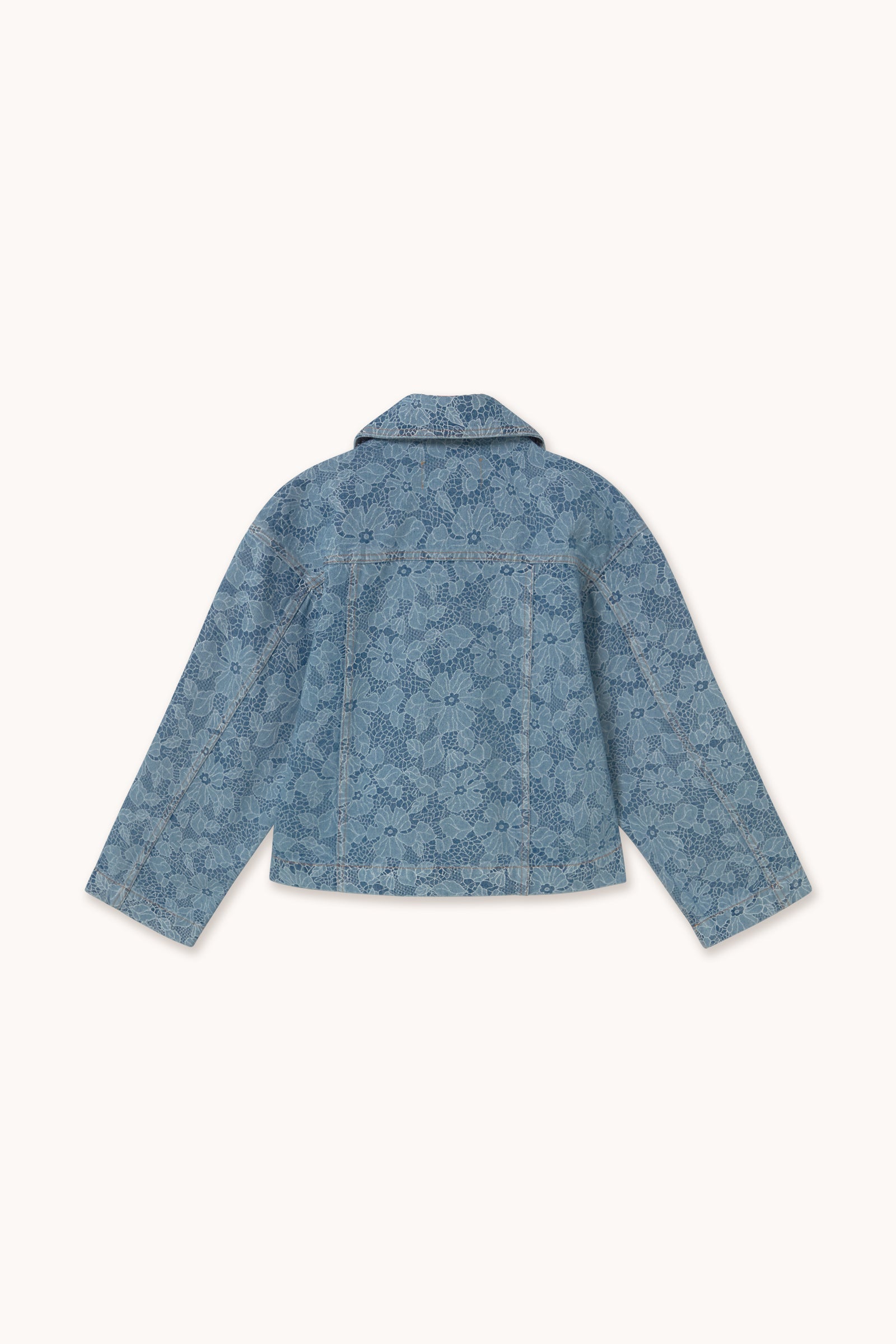 LACE DENIM JACKET