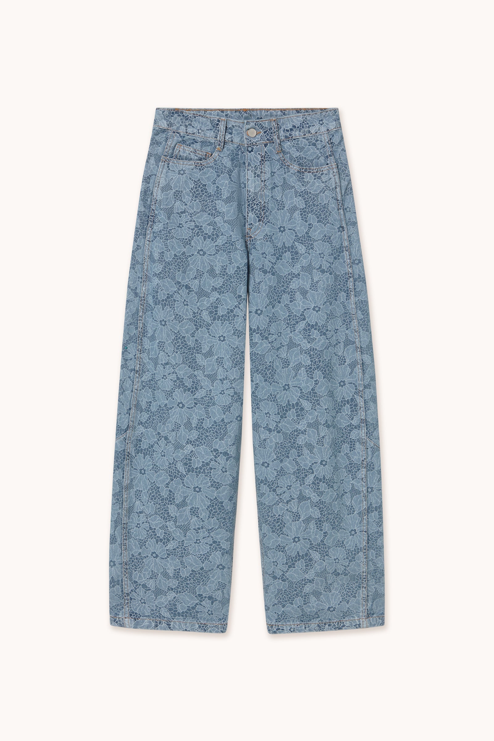 LACE BARREL DENIM