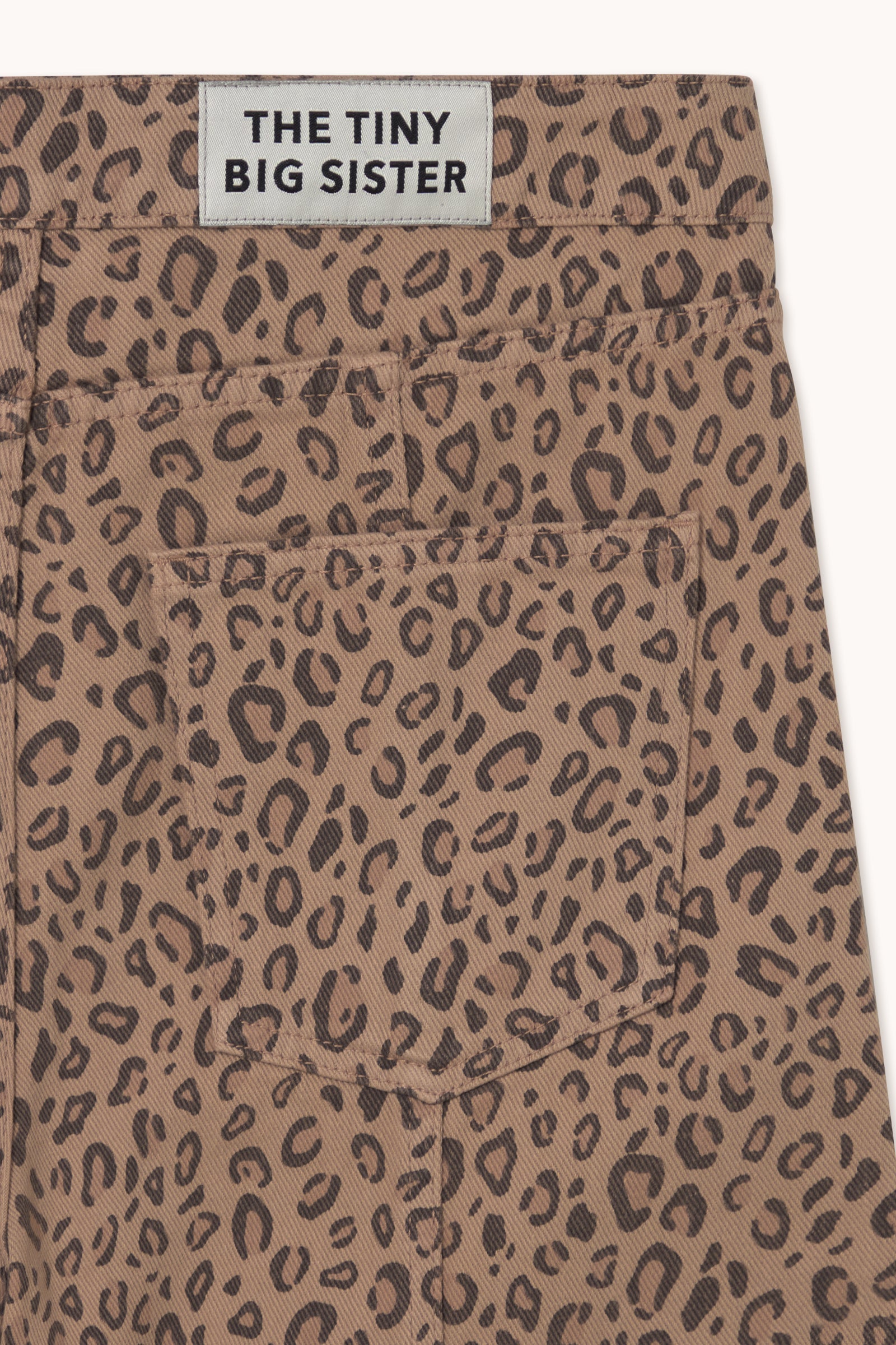 ANIMAL PRINT CUTLINES DENIM
