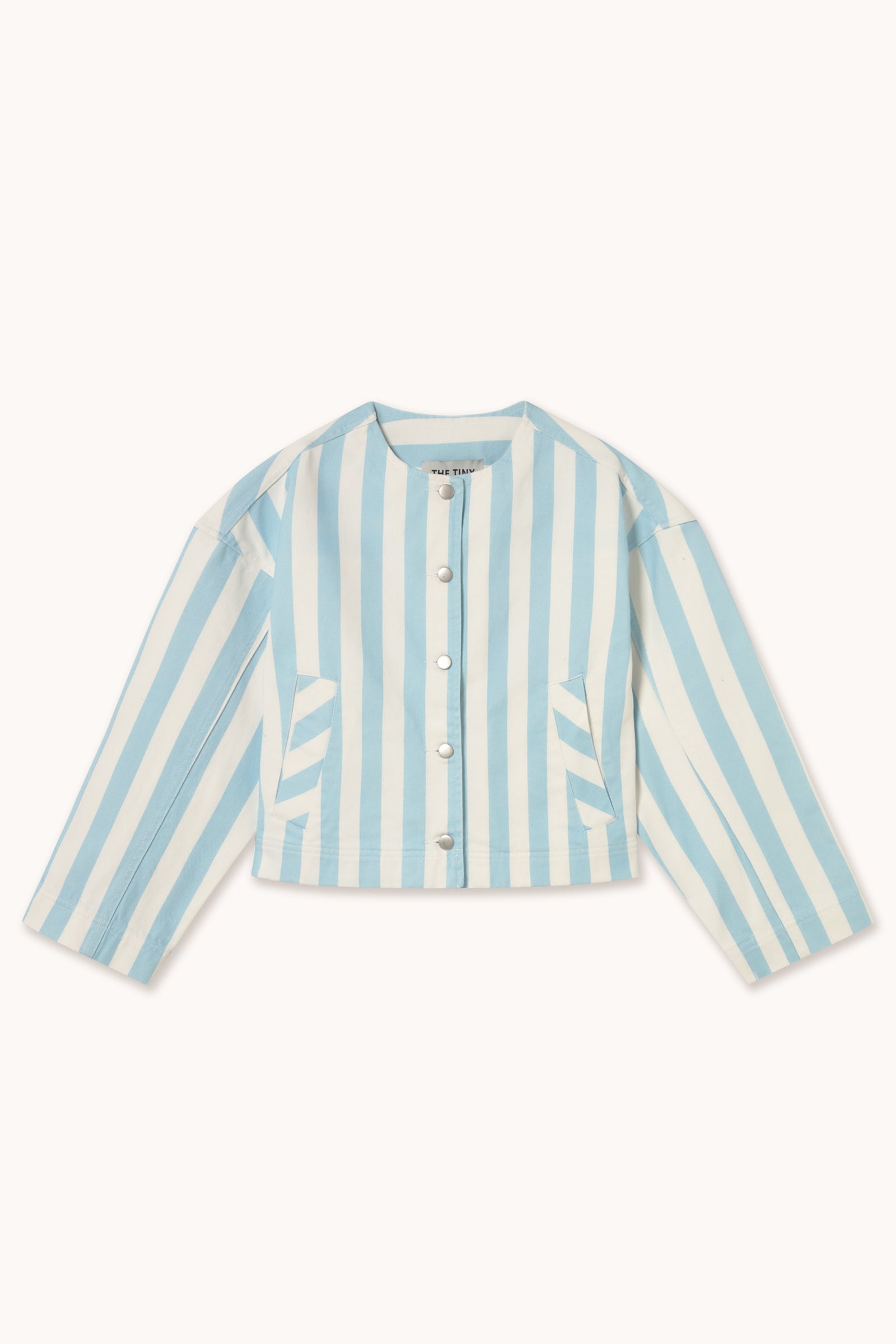 STRIPED CROPPED JACKET