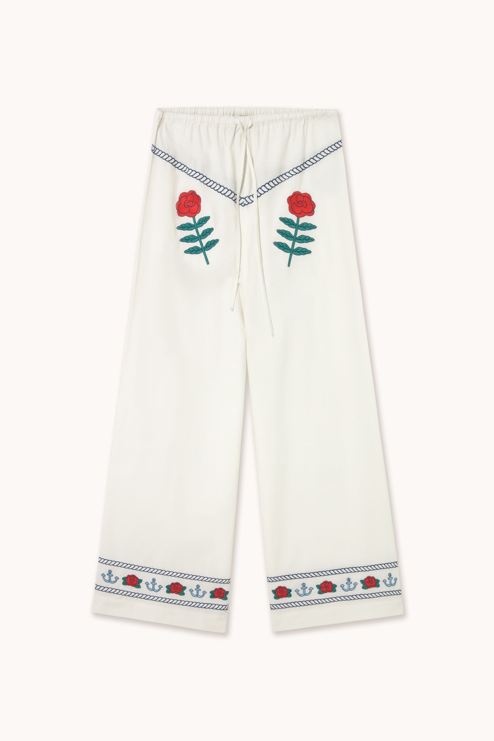 EMBROIDERED PANTS