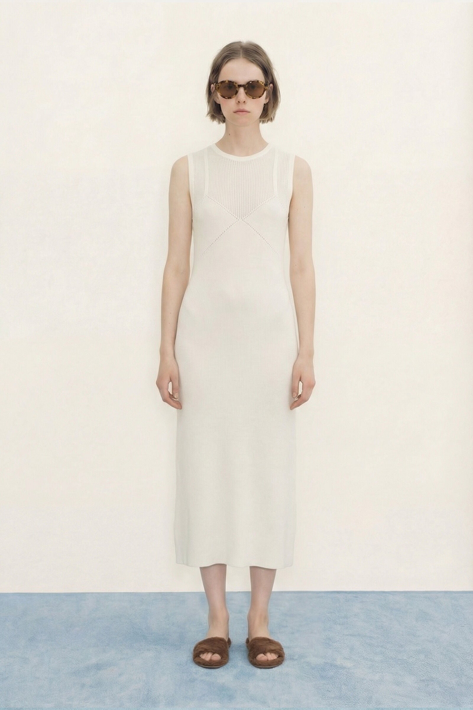 KNITTED LACE DRESS