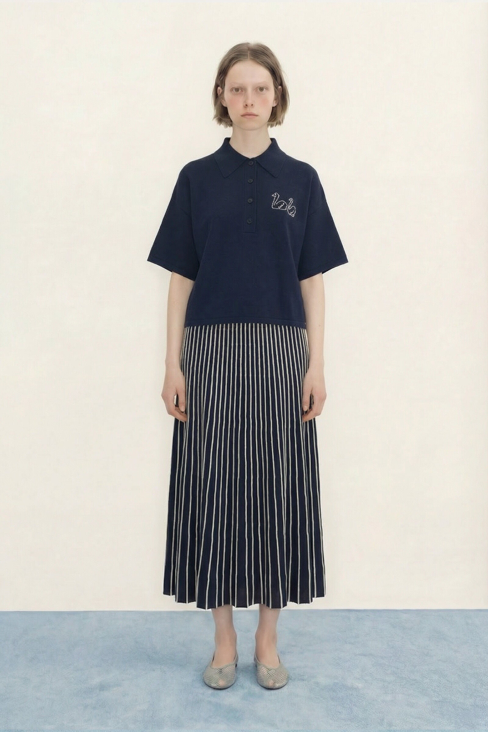 SWANS KNITTED POLO