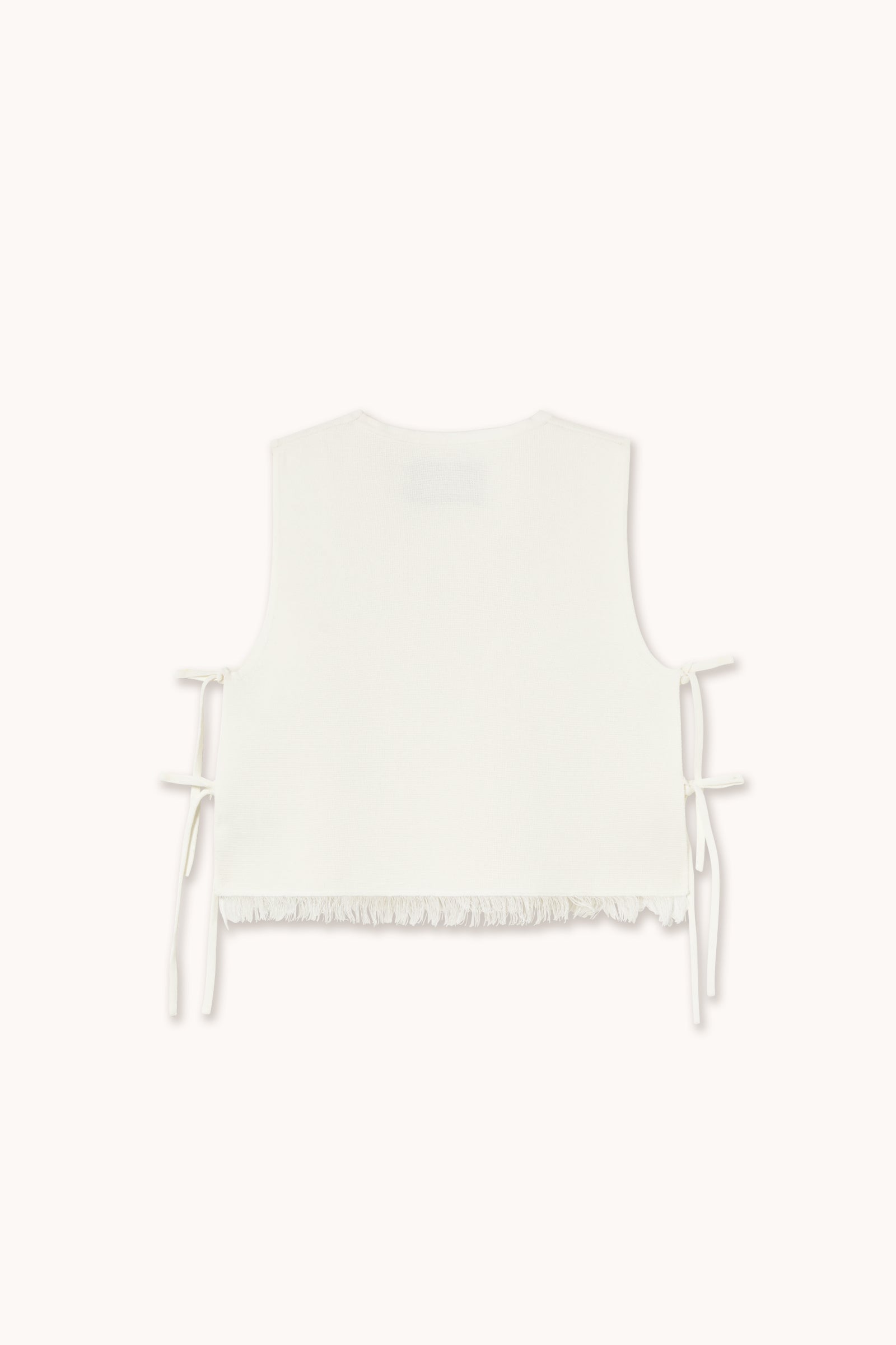 KNITTED TOP WITH FRINGE
