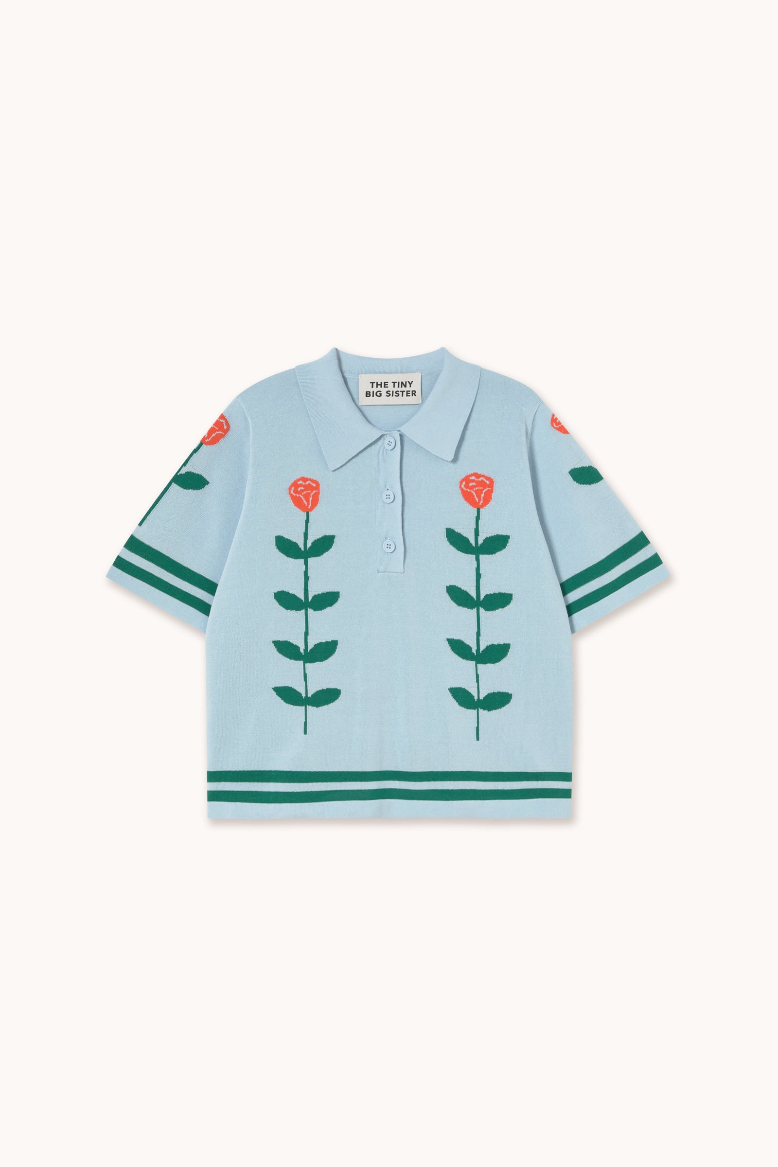 CHLOE ROSES JACQUARD POLO