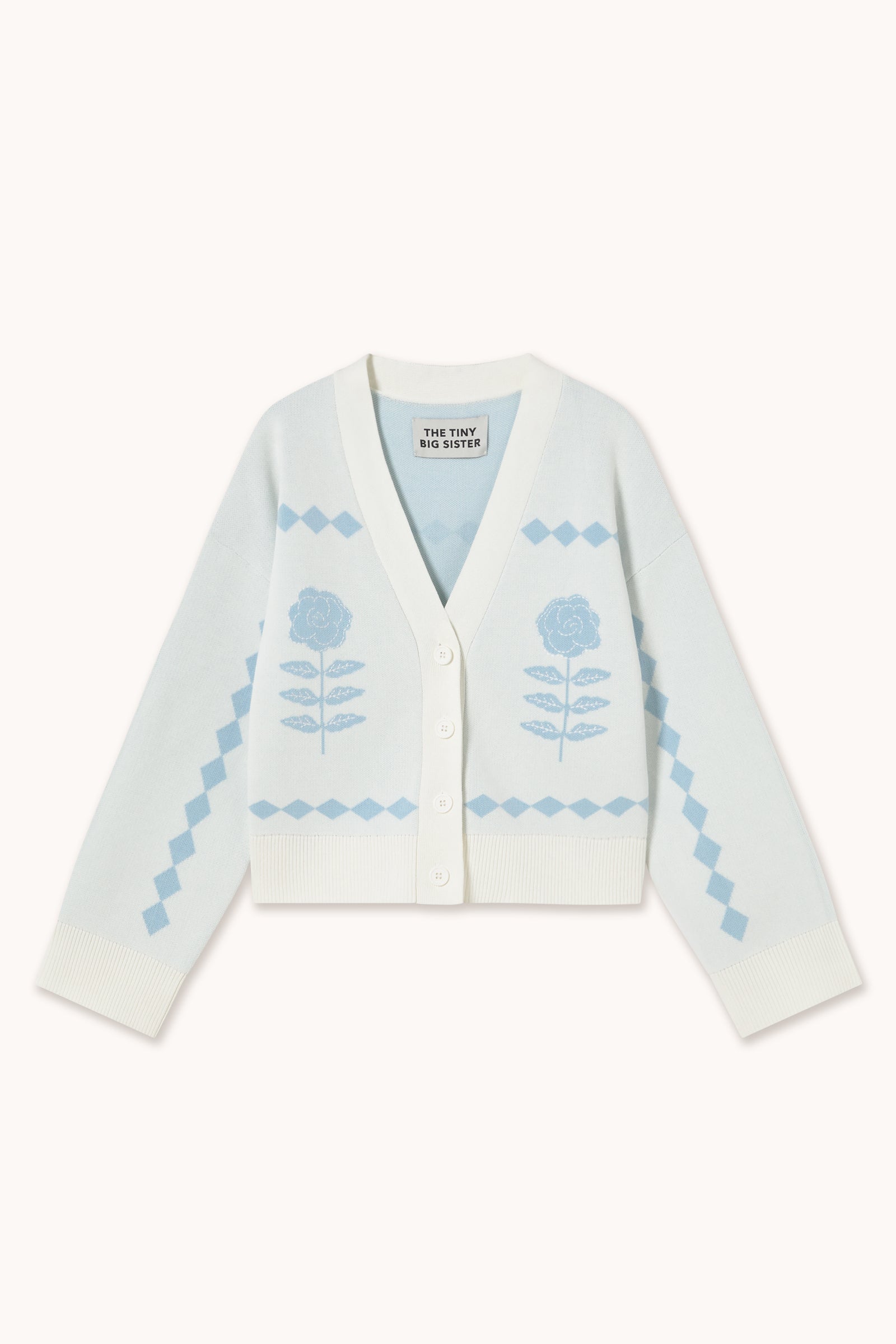 ROSES JACQUARD CARDIGAN