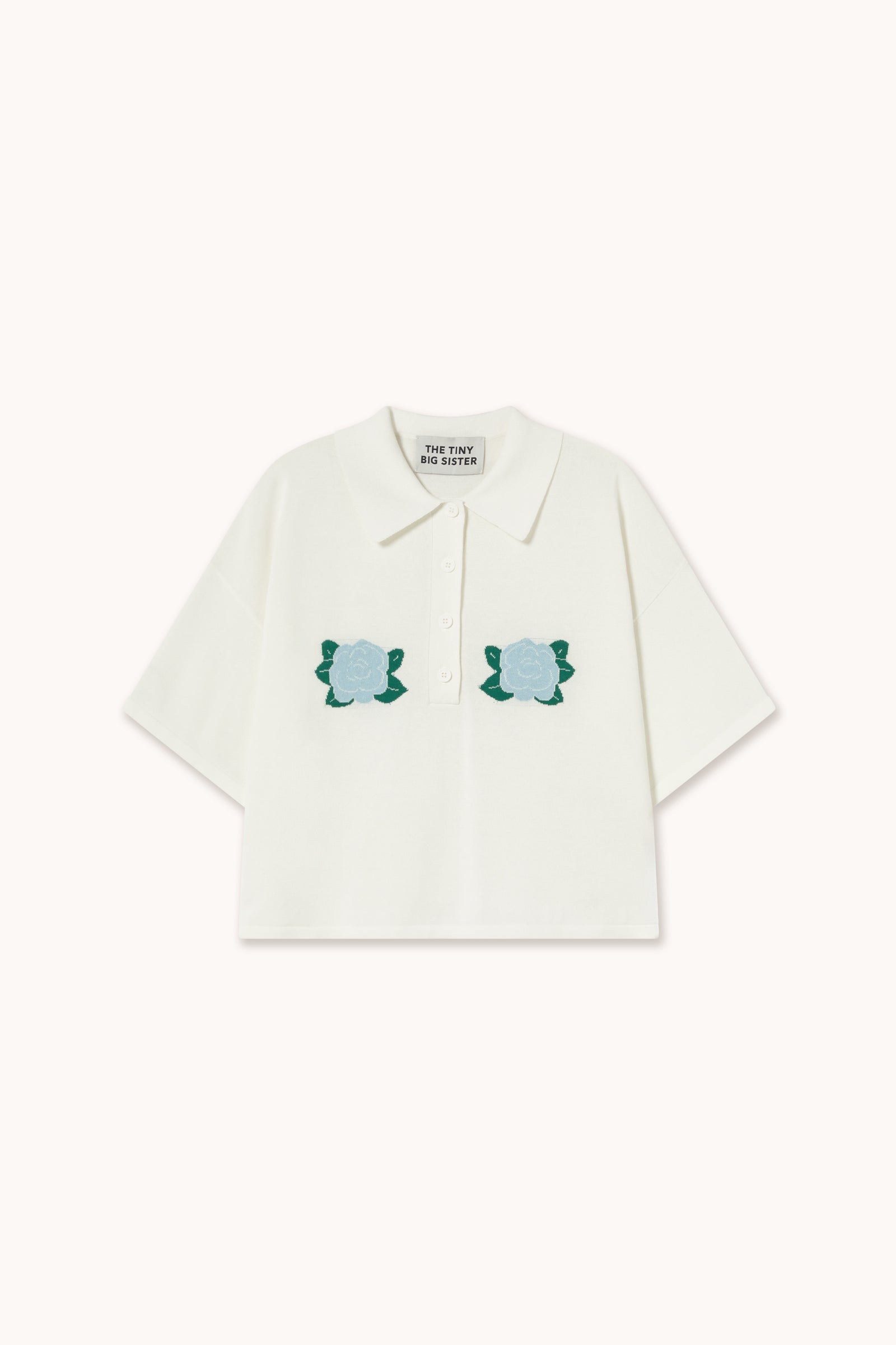 FLOWERS KNITTED POLO