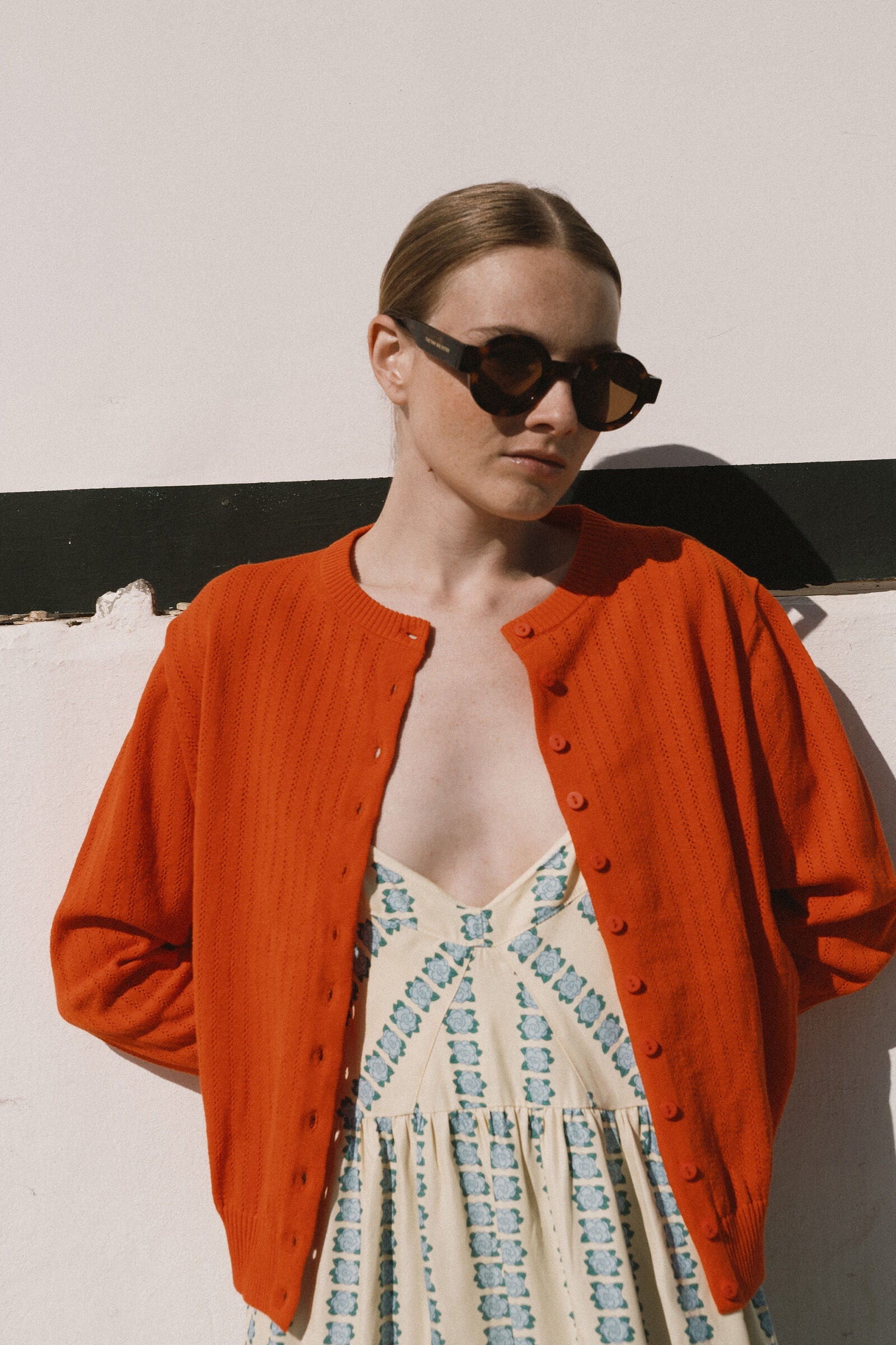 STRIPED LARA CARDIGAN