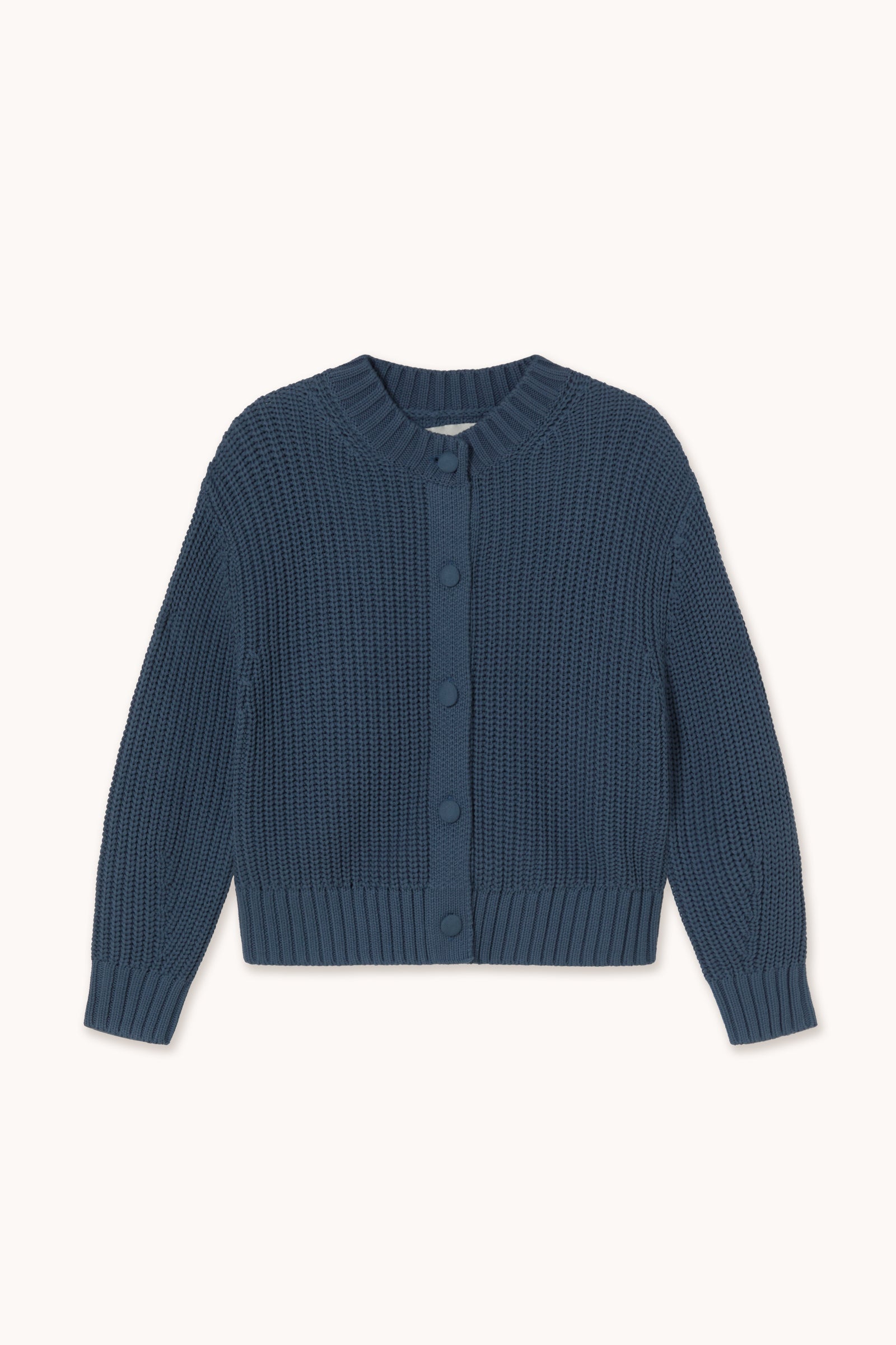 ROUND NECK CARDIGAN