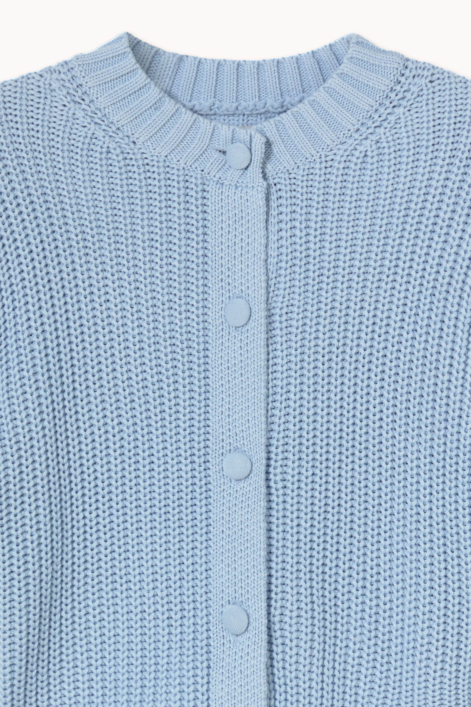 ROUND NECK CARDIGAN
