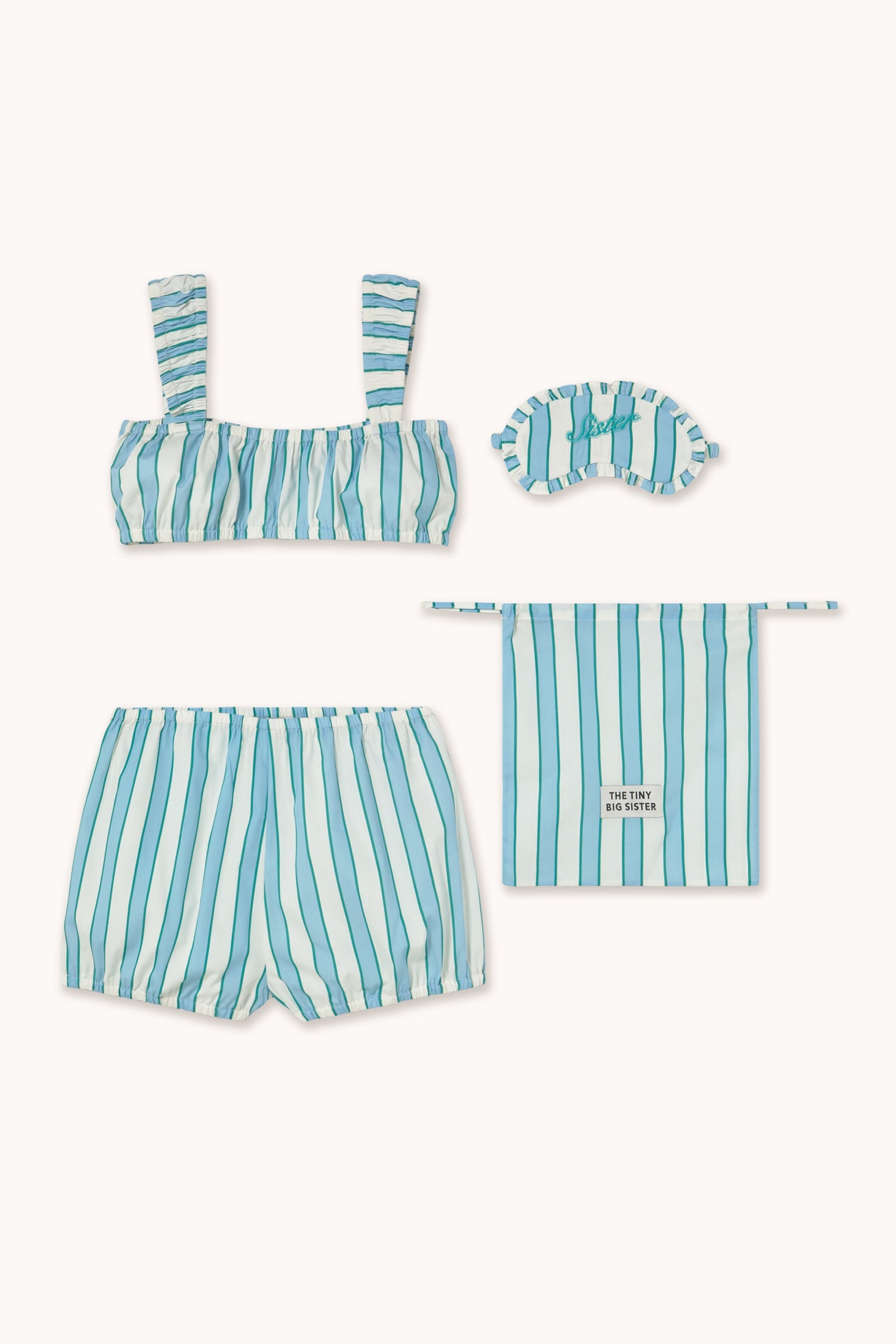PIJAMA CORTO A RAYAS