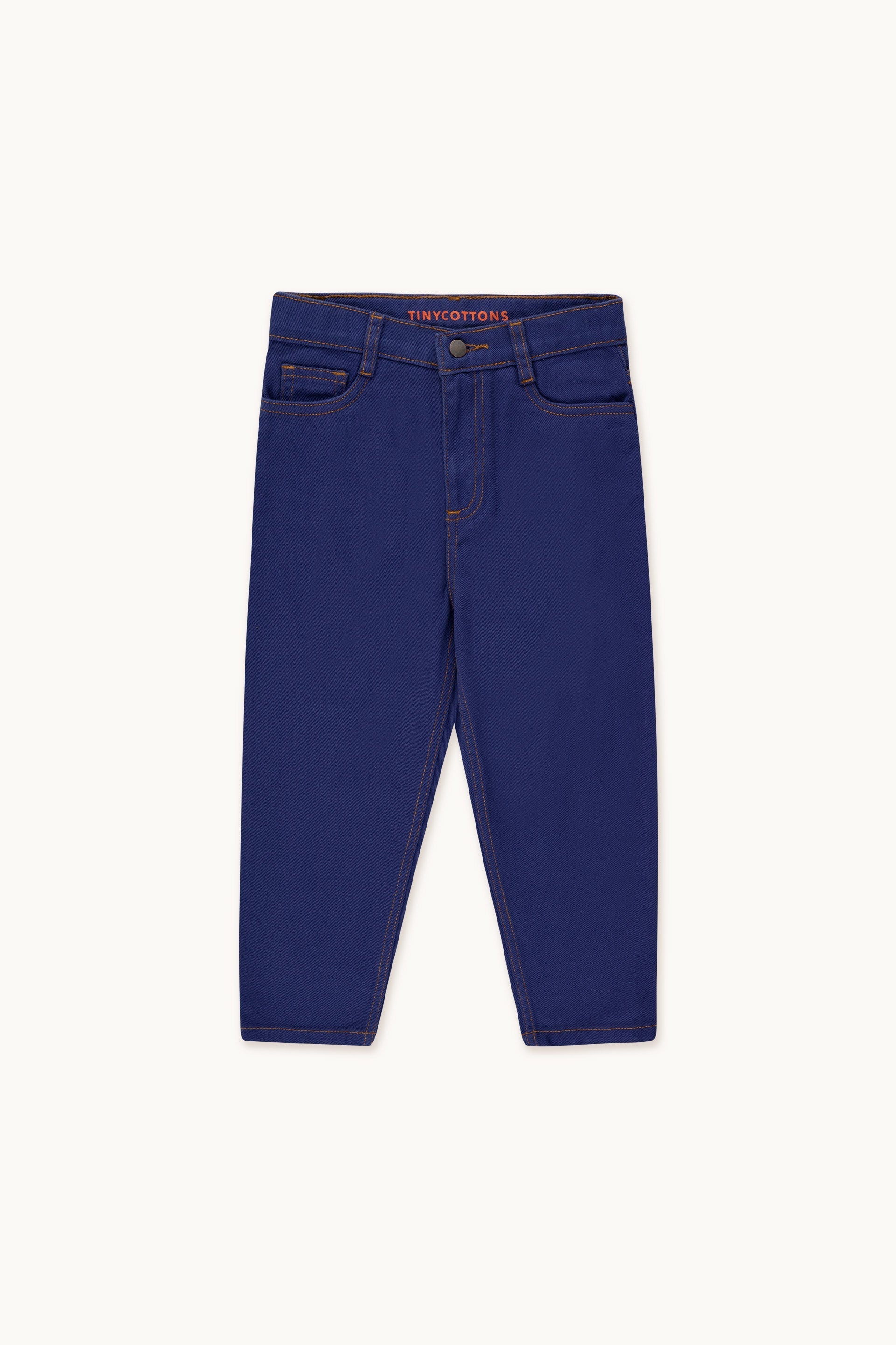 SOLID BAGGY JEANS
